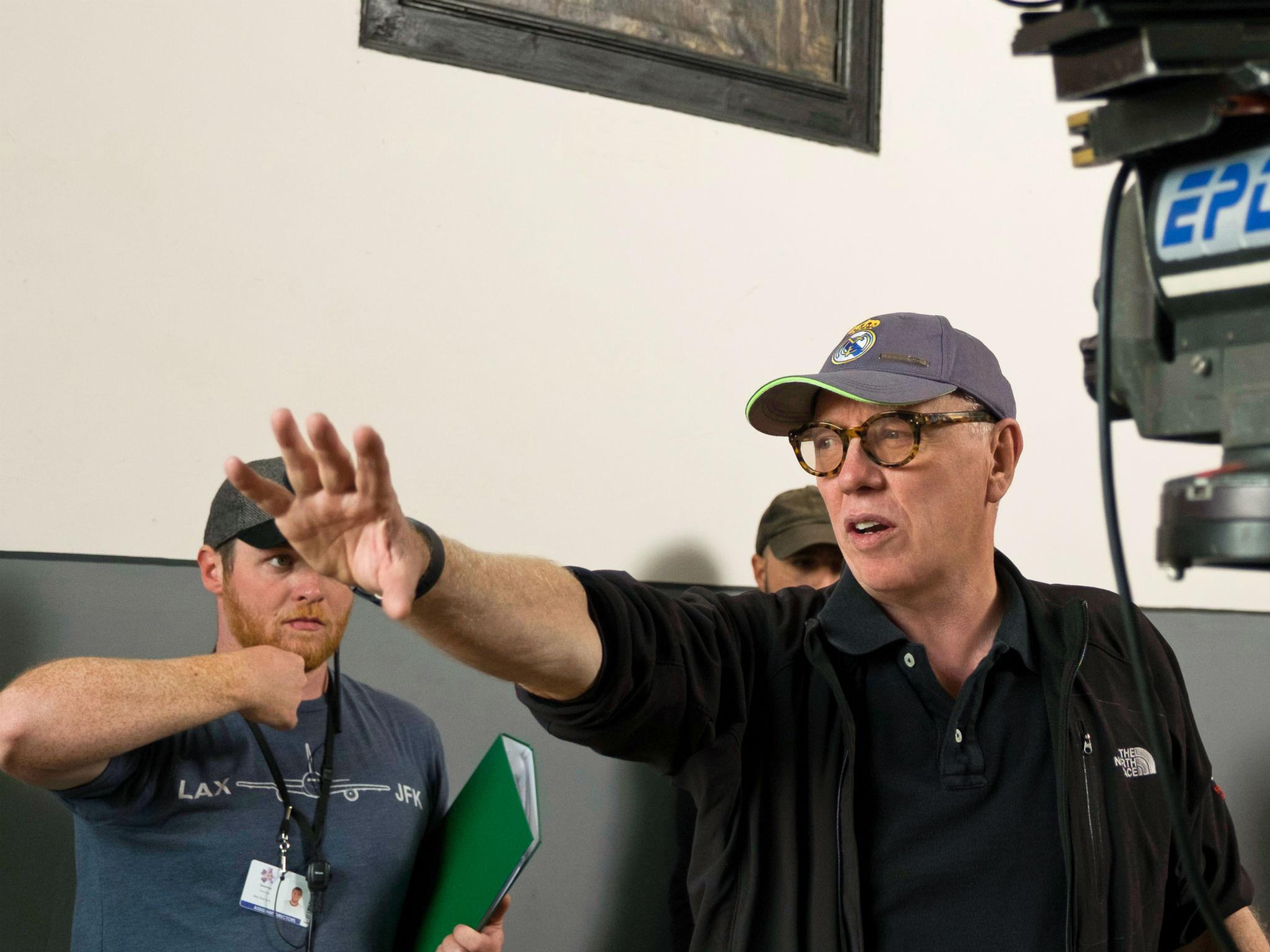 Terry George, director of 'The Promise'. on the set of the film