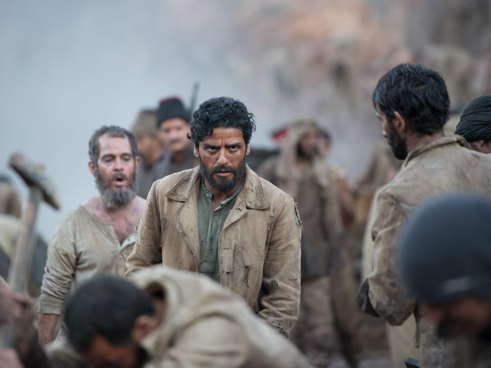 Oscar Isaac as the Armenian medical student Mikael Boghosian in Armenian genocide film 'The Promise'