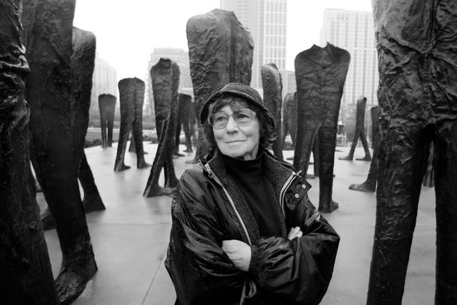 In Chicago’s Grant Park, 106 haunting headless statues created by the sculptor stand tall