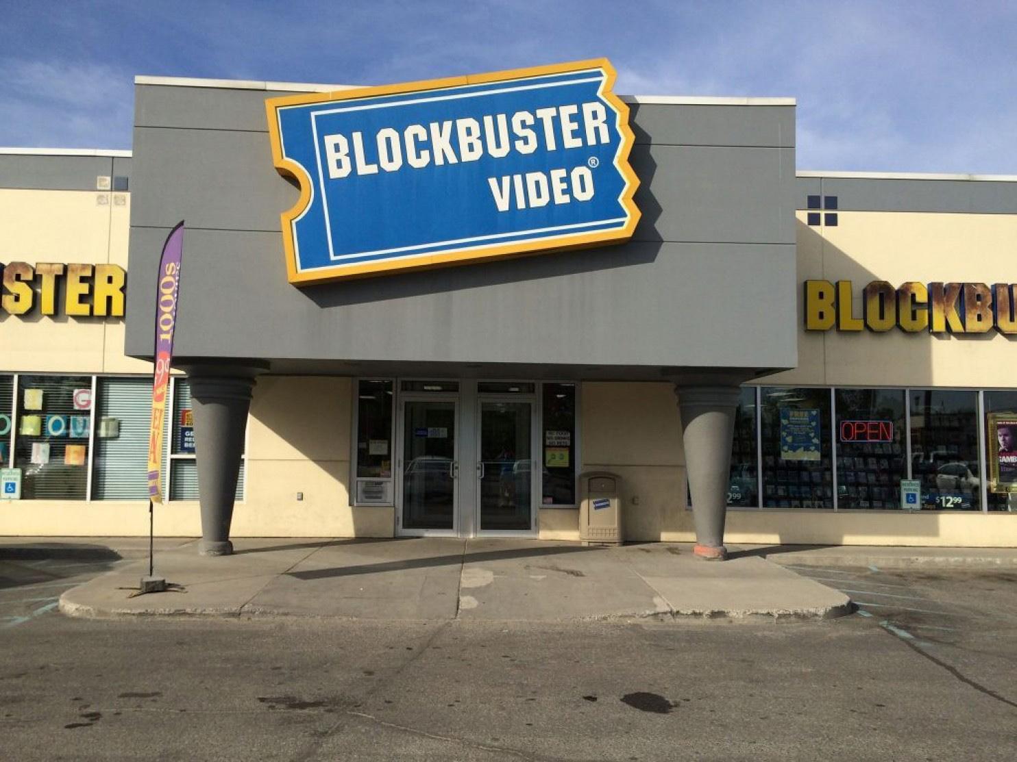 One of the last surviving Blockbuster Video outlets is located in Fairbanks, Alaska