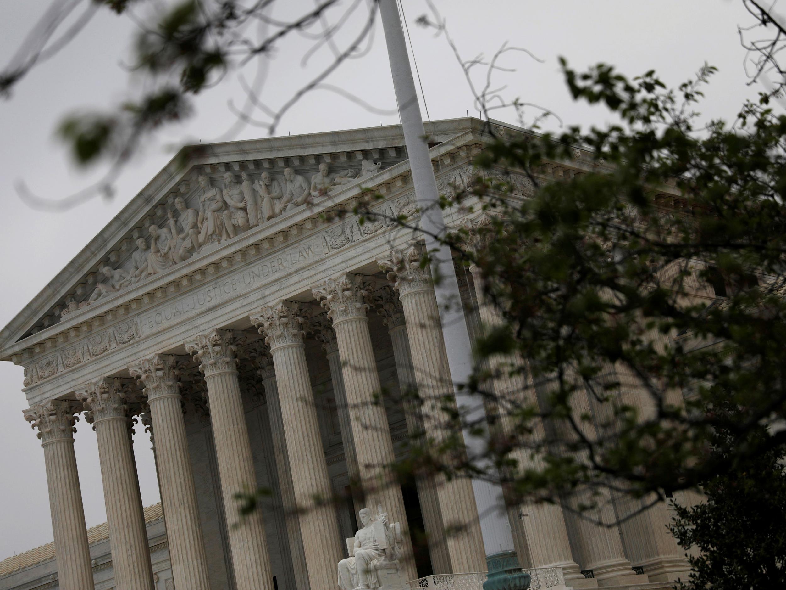 The US Supreme Court in Washington, D.C.