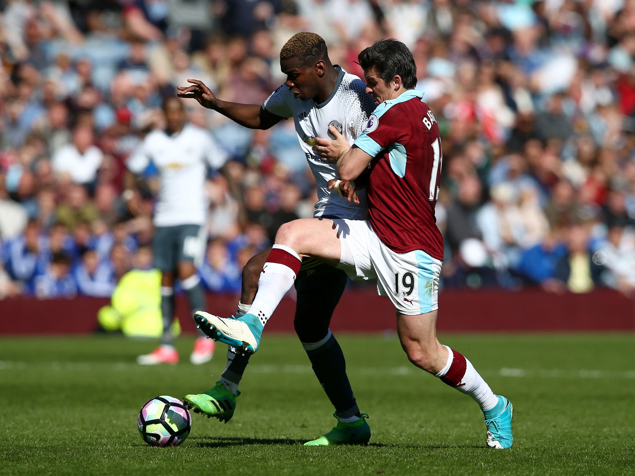 Joey Barton has made 18 appearances for Burnley since re-joining last December