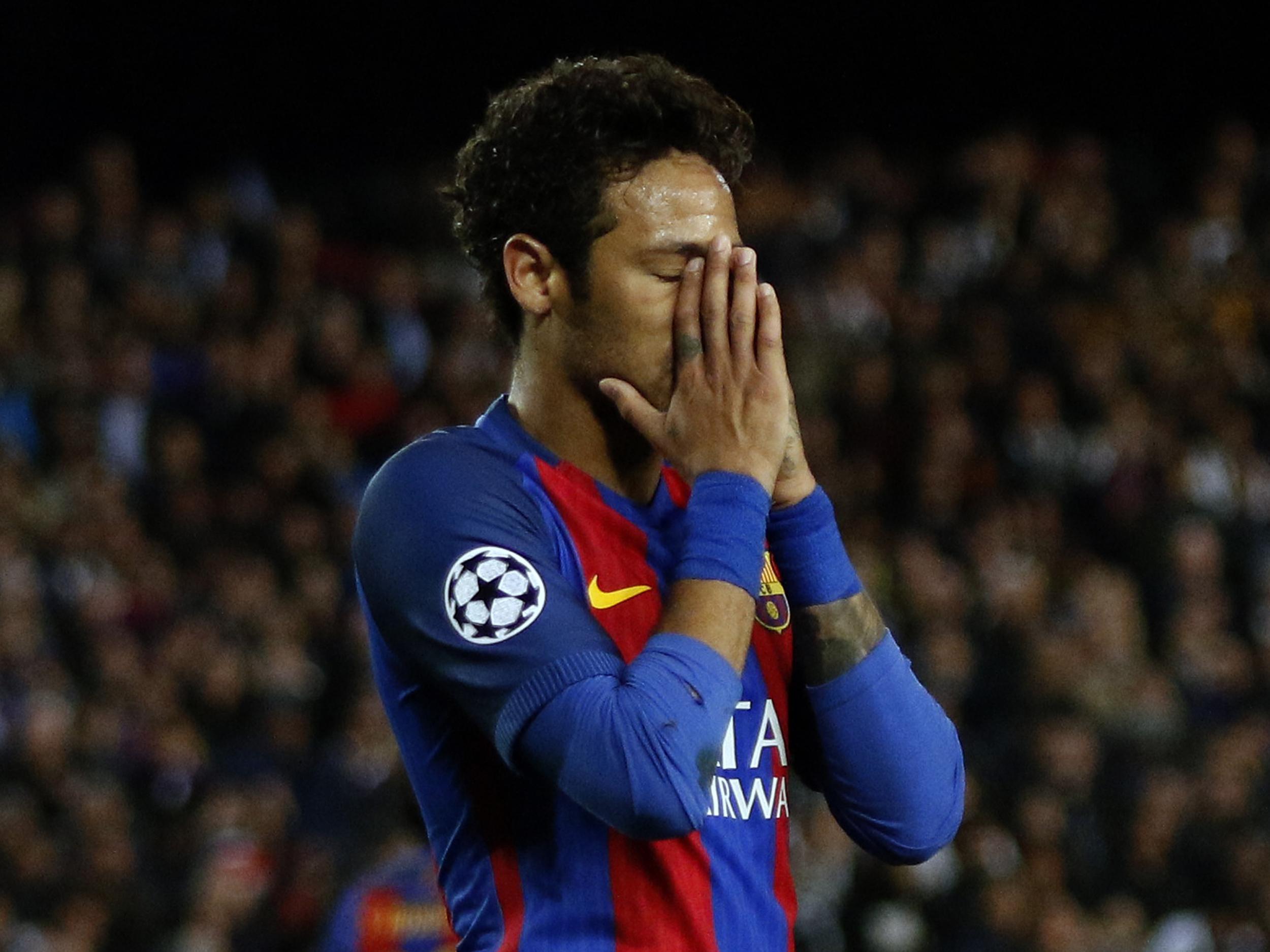 Neymar has been linked to United despite signing a new deal in October