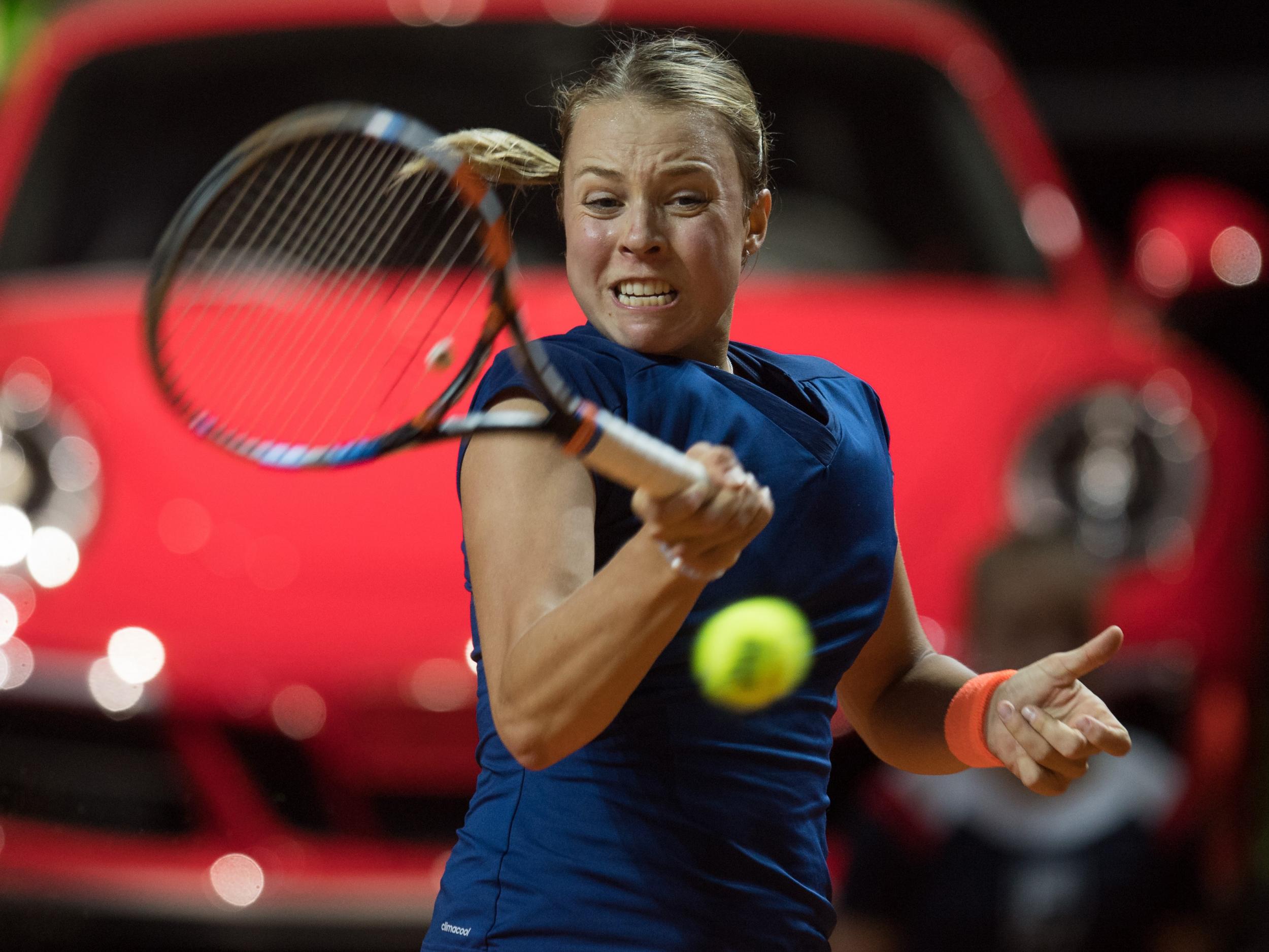 Rising star Kontaveit stunned Muguruza