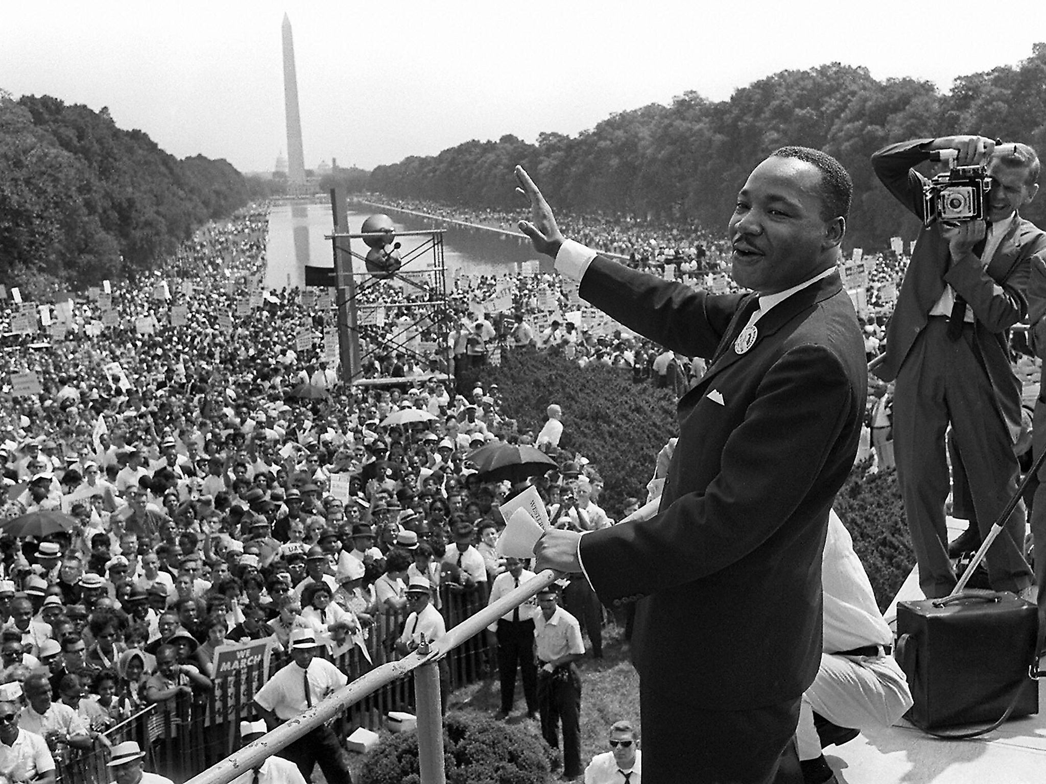 Martin Luther King delivers his ‘I have a dream’ speech in 1963, a major catalyst for a civil rights movement that has had consequences intended and unintended