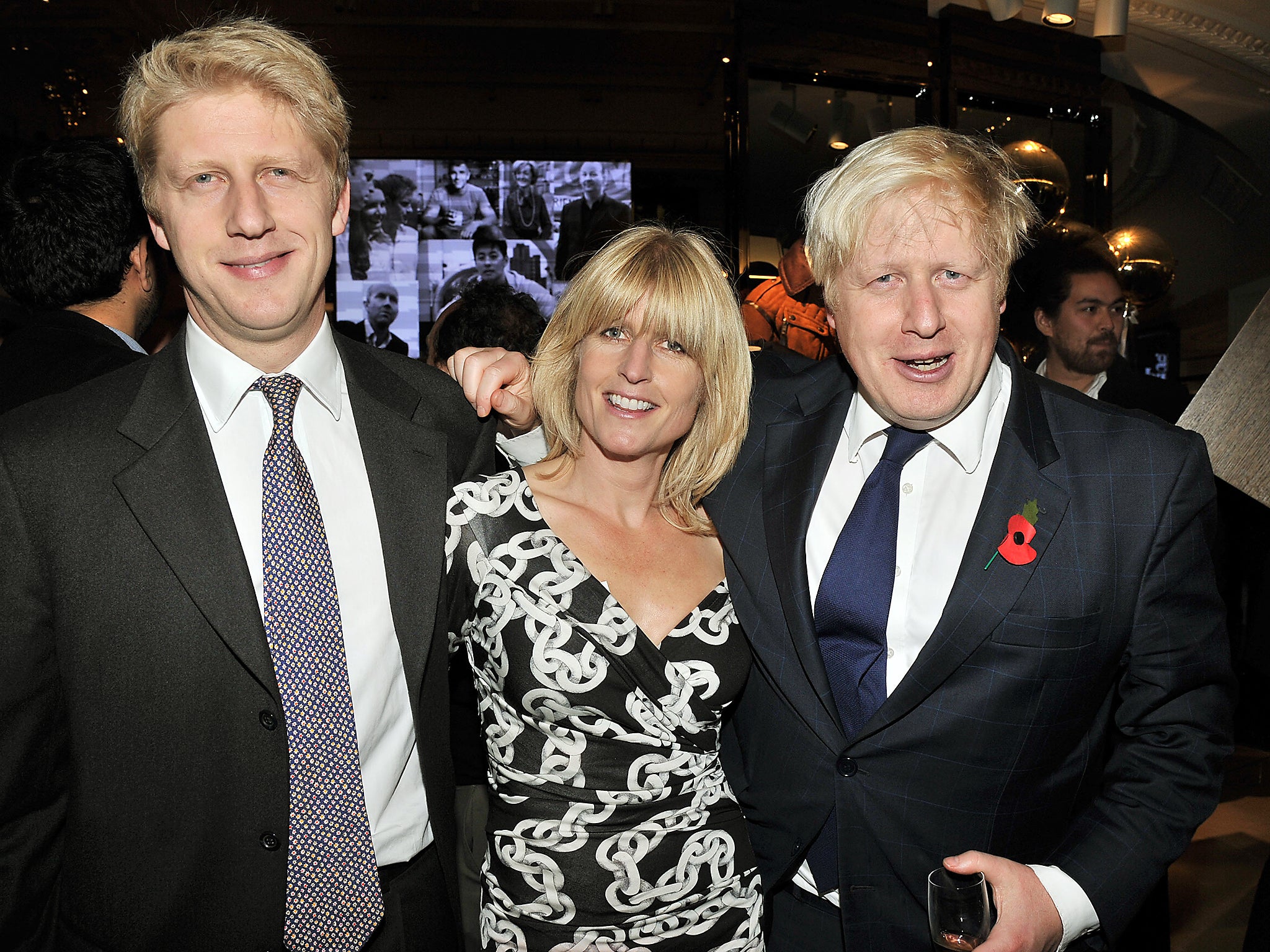 Jo Johnson, Rachel Johnson and Boris Johnsonn