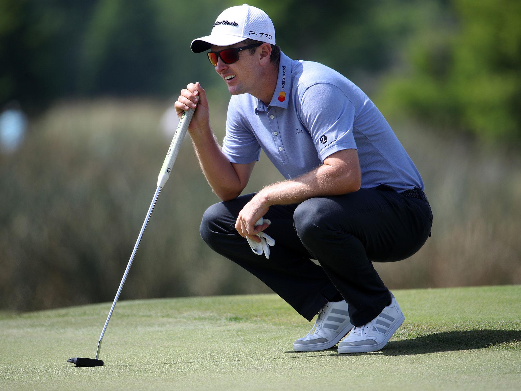 Justin Rose and partner Henrik Stenson could only manage a par 72 on day one