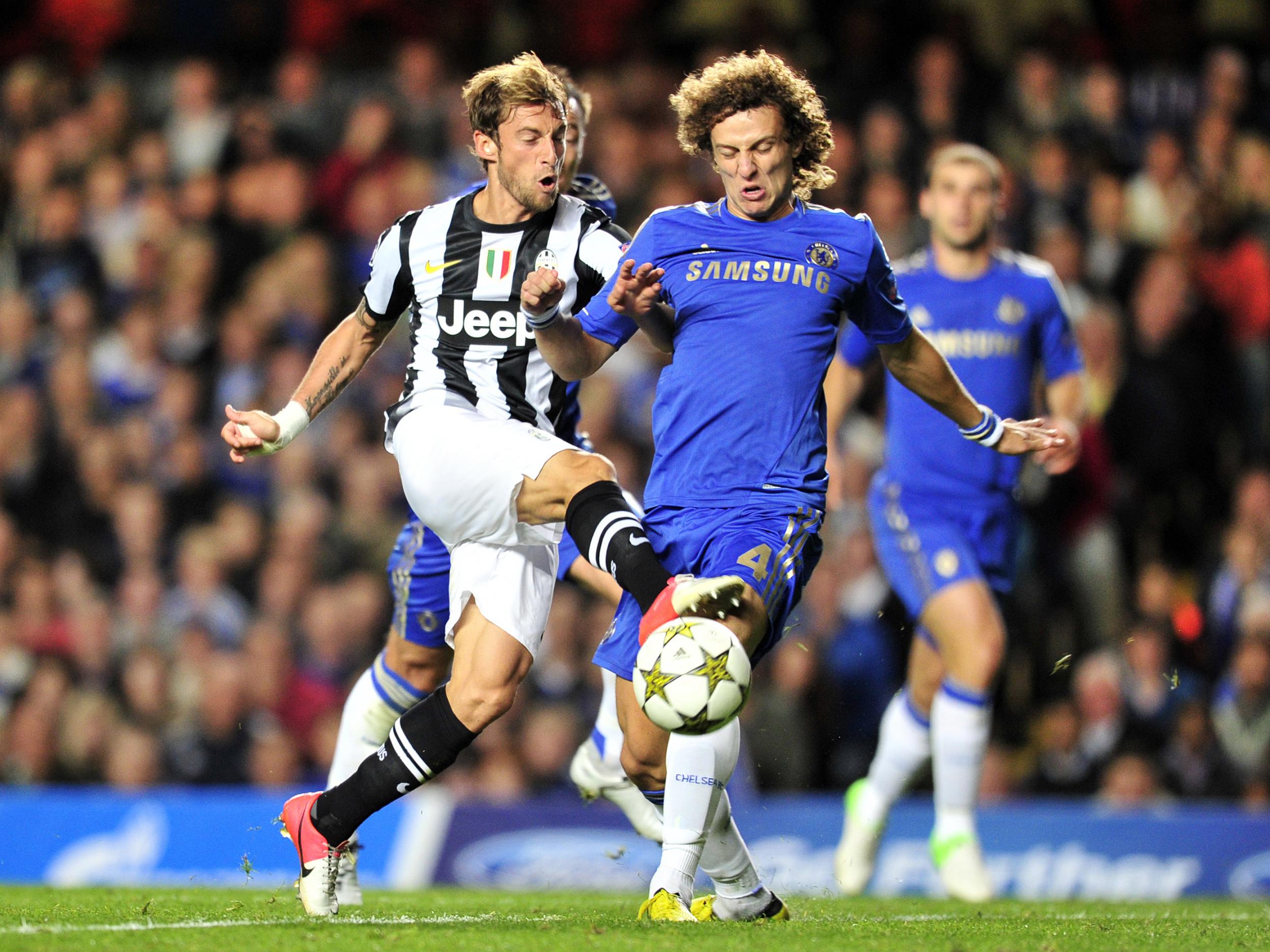 Claudio Marchisio in action against Chelsea in 2012