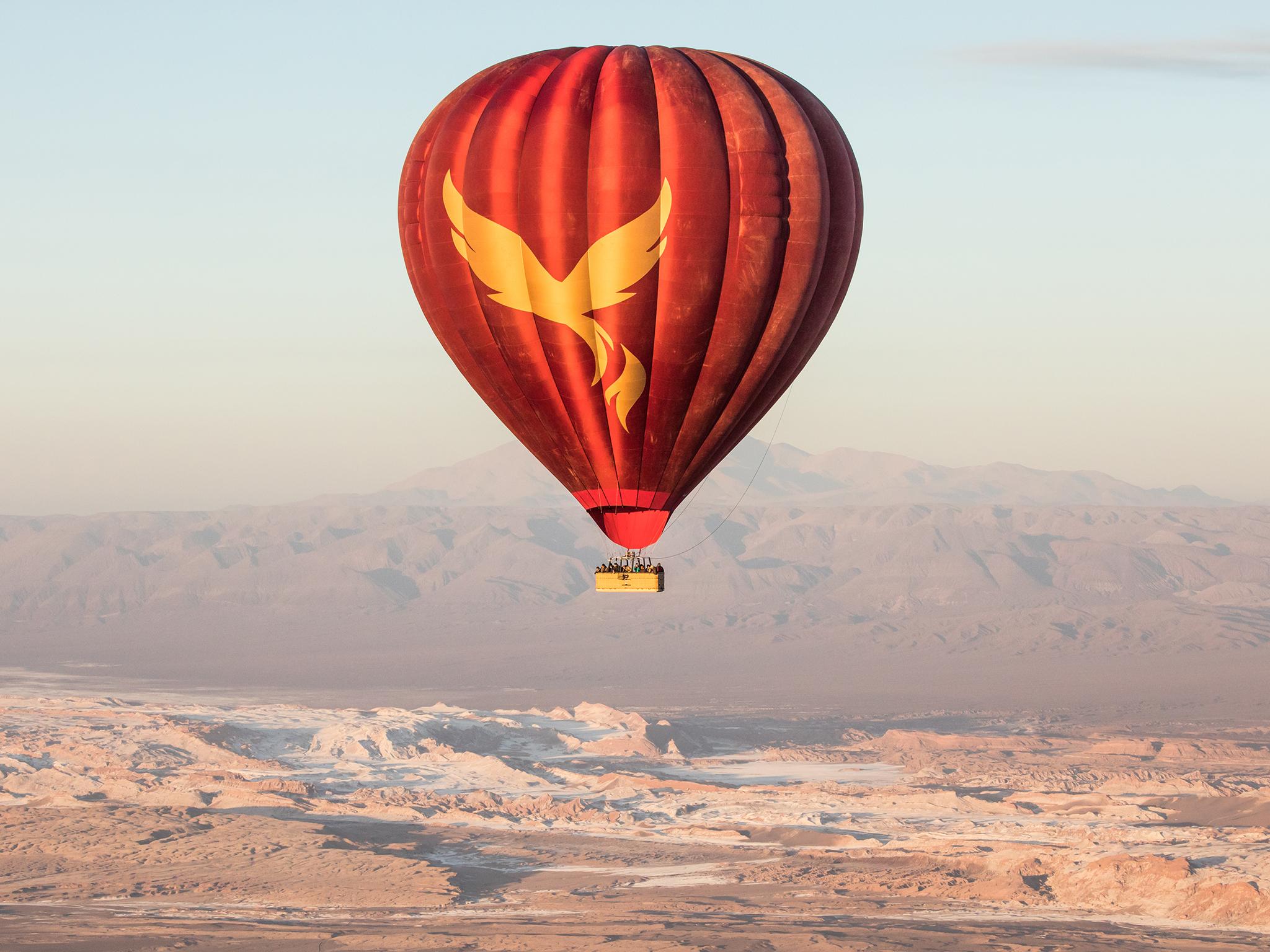 Cary Crawley flying over San Pedro de Atacama in Northern Chile