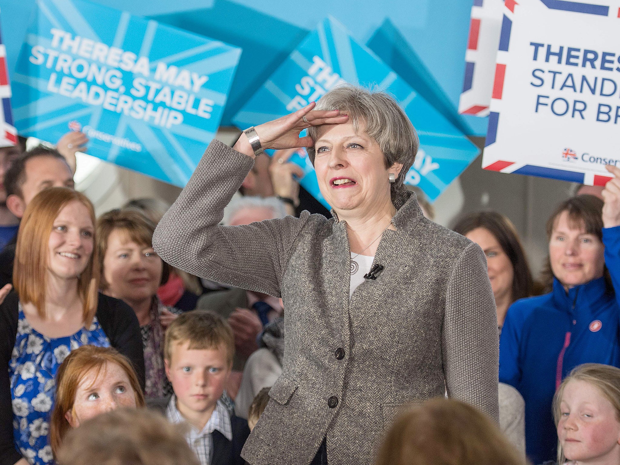 What do we learn watching Theresa May reciting pre-prepared soundbites? Nothing.