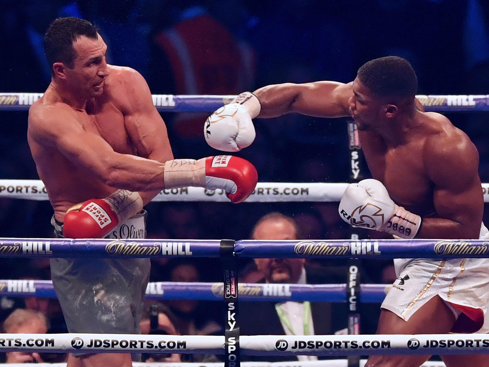 &#13;
Joshua and Klitschko went toe to toe in a classic at Wembley &#13;