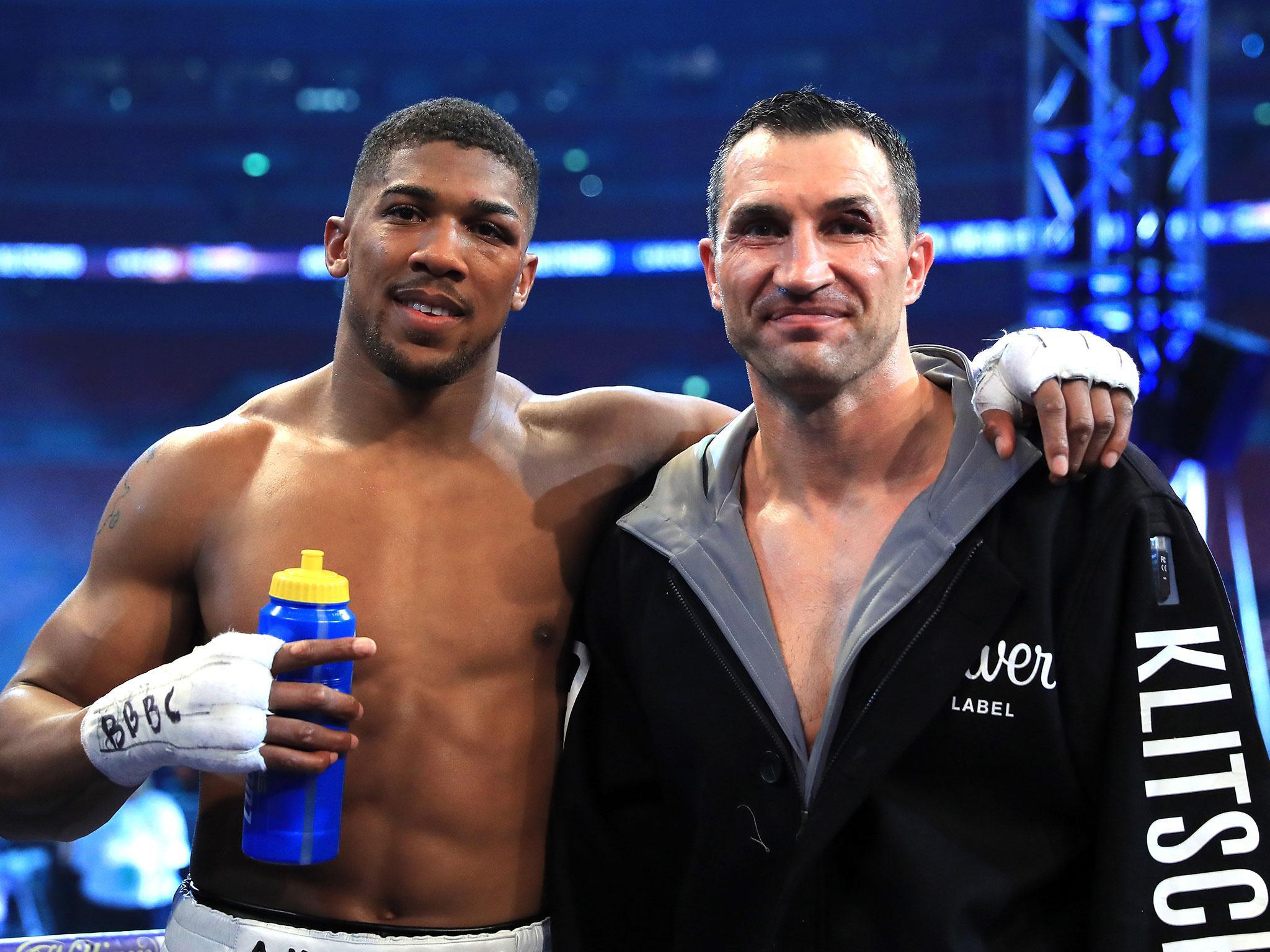 Anthony Joshua would be willing to face Wladimir Klitschko again