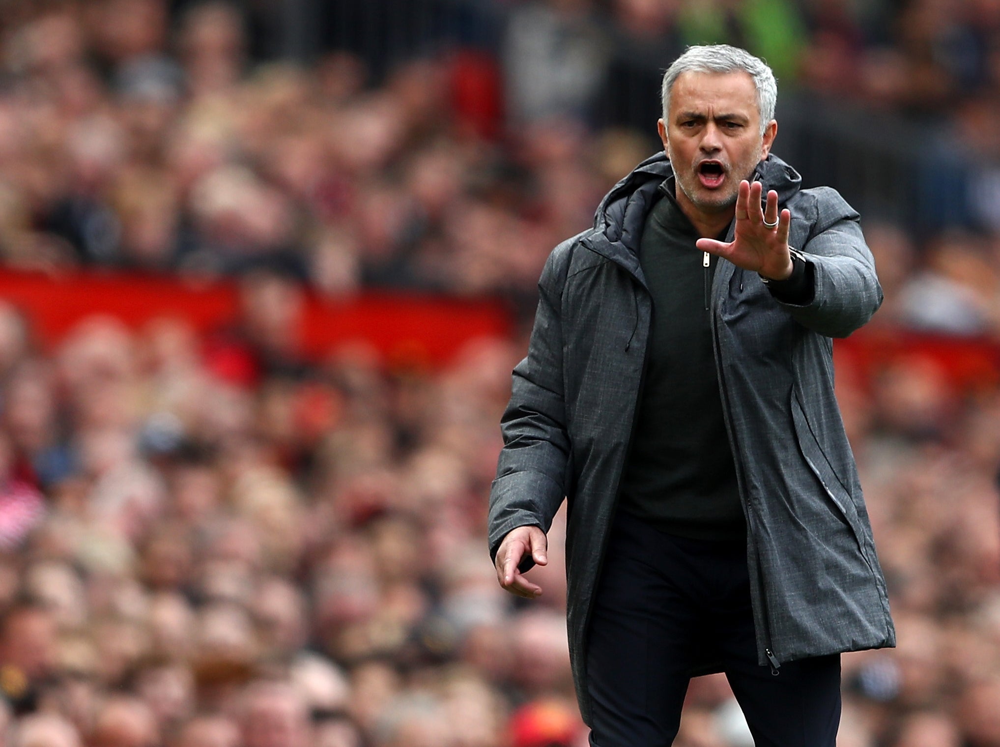 &#13;
Mourinho was in a frustrated mood after the lacklustre draw with Swansea &#13;