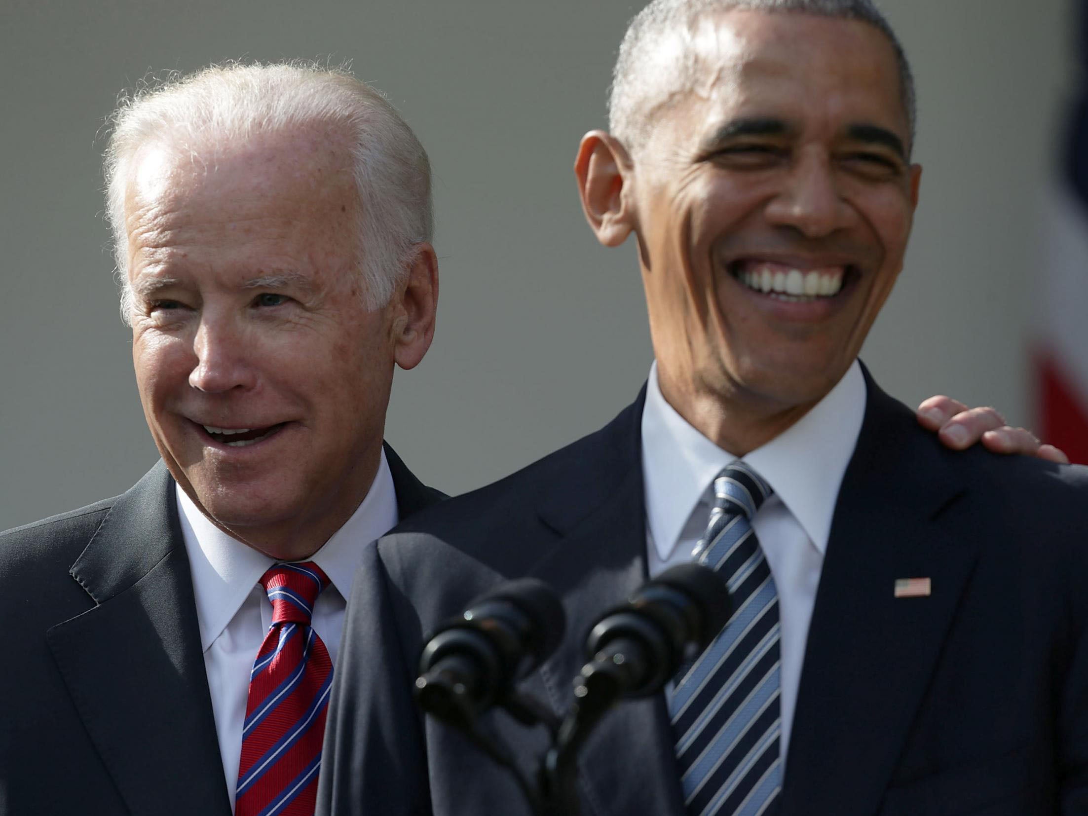 Joe Biden and Barack Obama (file photo) (Getty Images)