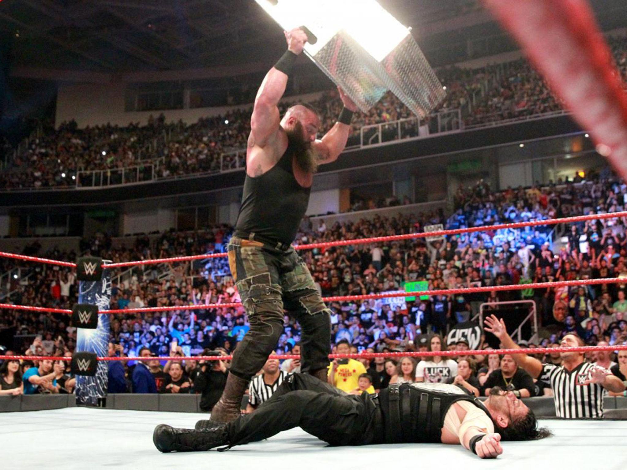 Braun Strowman defeated Roman Reigns at WWE Payback