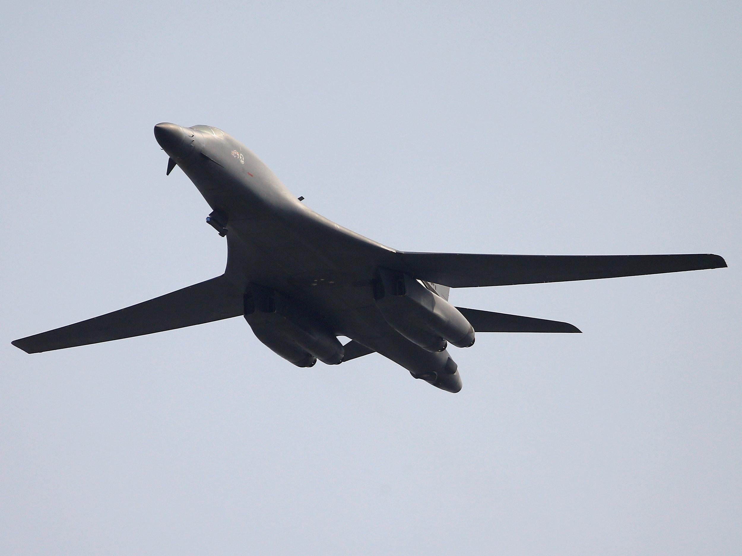 A US Air Force B-1B bomber