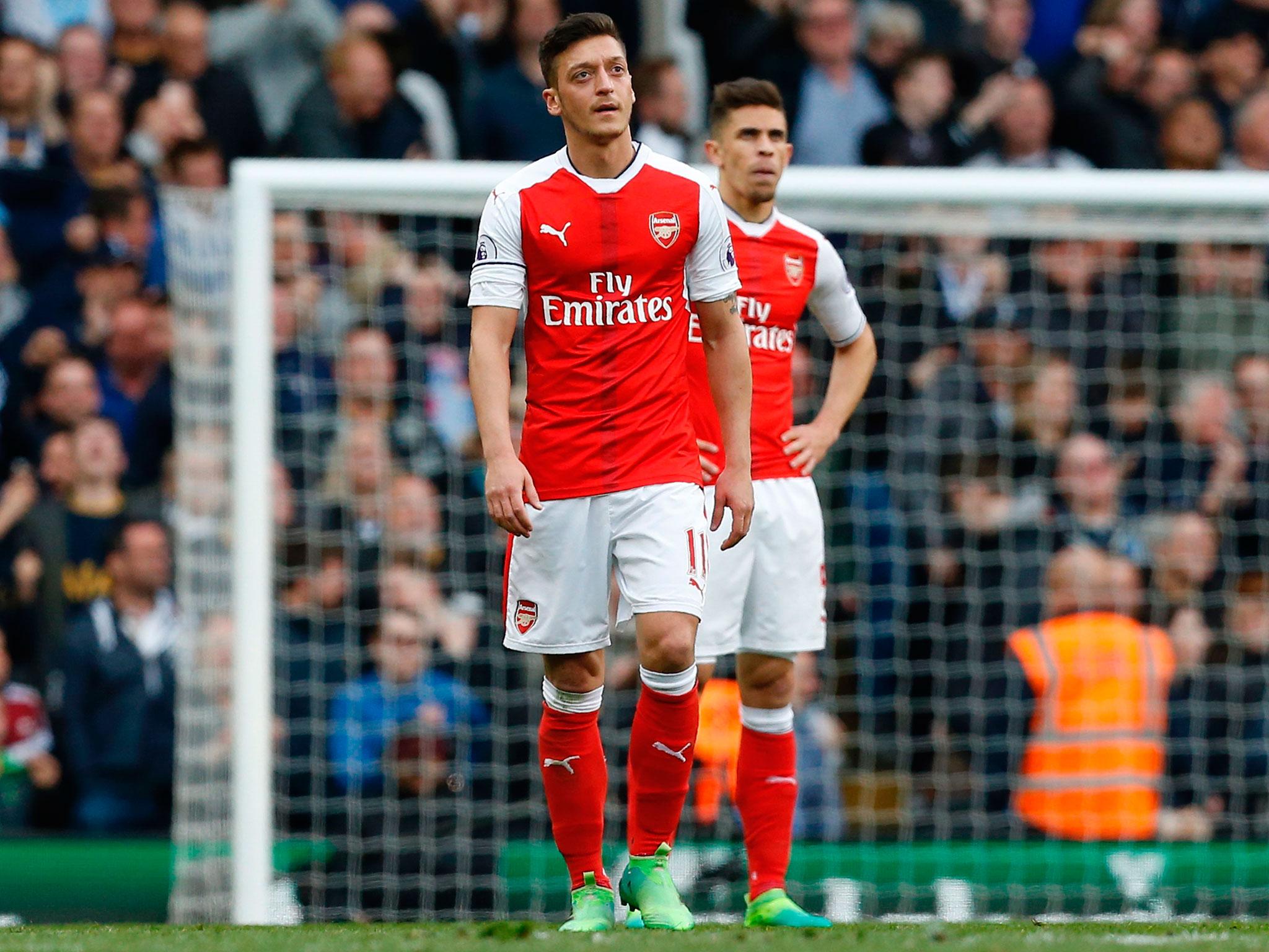 Mesut Özil lashed out by kicking a door in reaction to being selected for a random drugs test