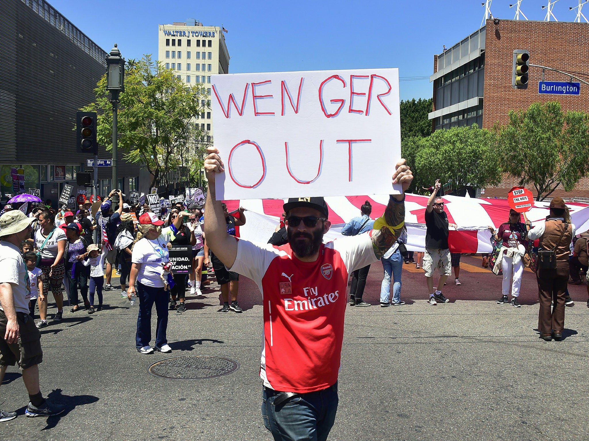 Fans have voiced their desire to see Arsene Wenger leave Arsenal this season