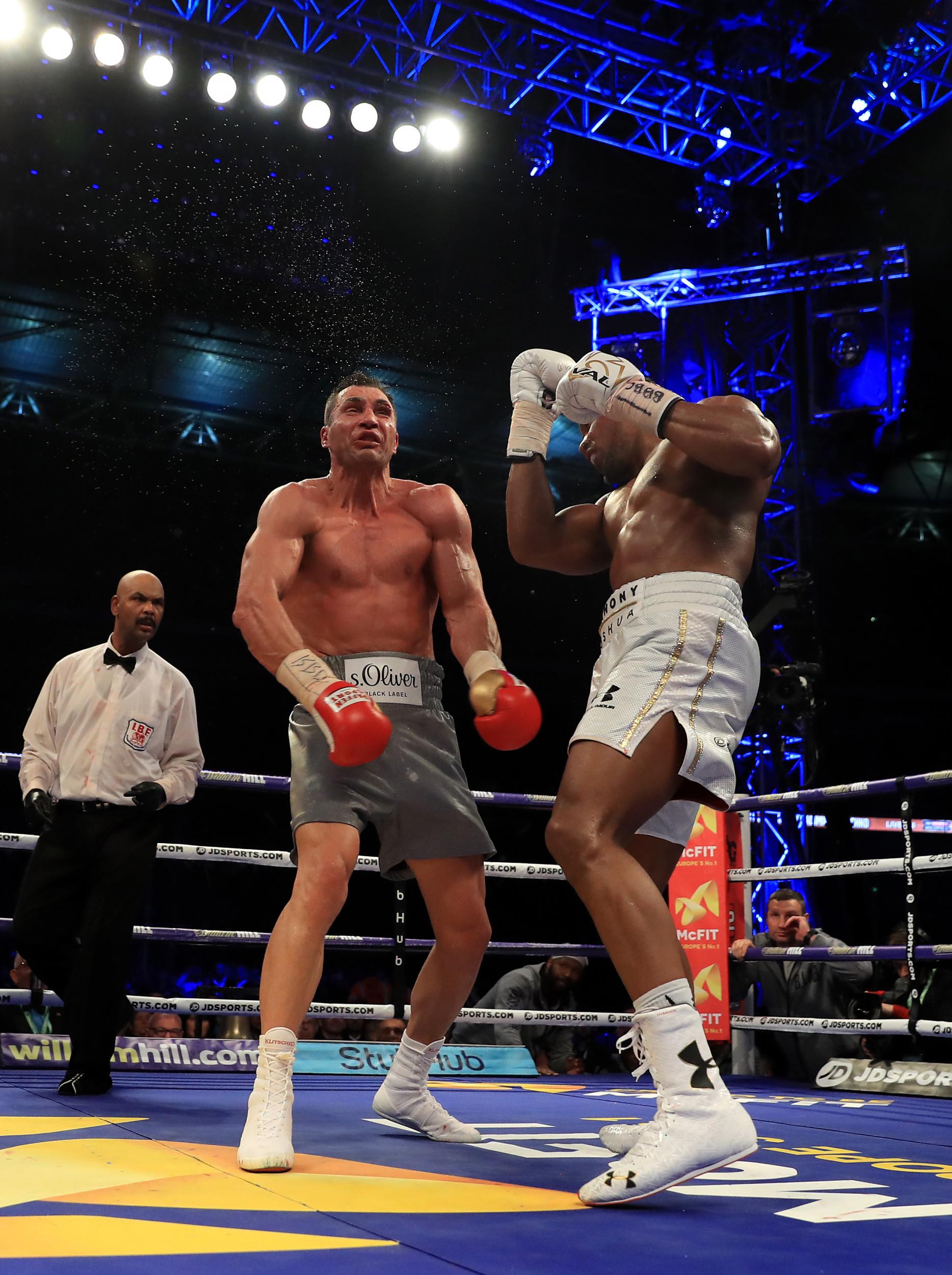 Joshua is the only boxing champion with a perfect record: 19 fights, 19 wins by knockout (Getty )