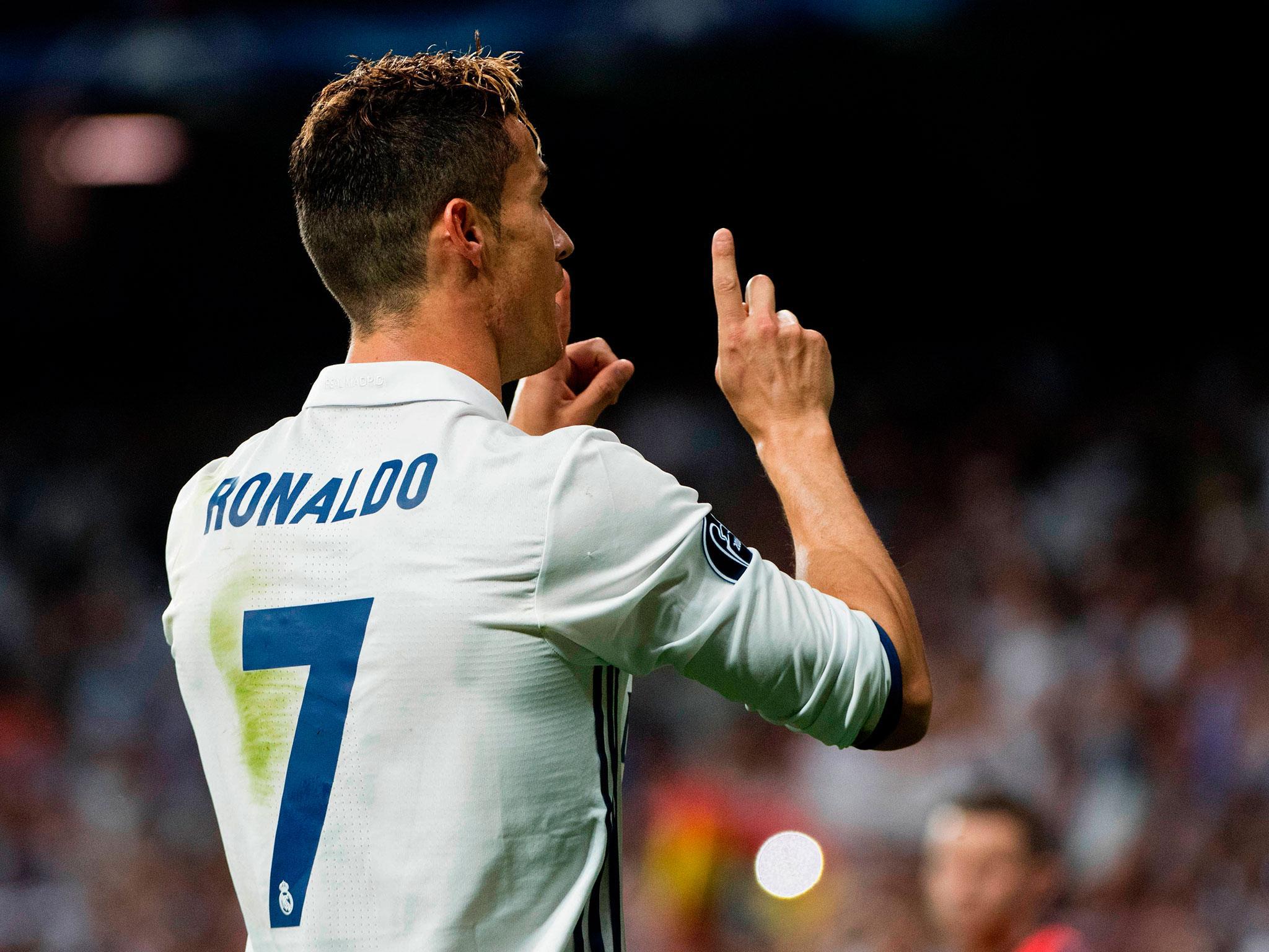 Cristiano Ronaldo scored a seventh Champions League hat-trick to put Real Madrid on the verge of the final