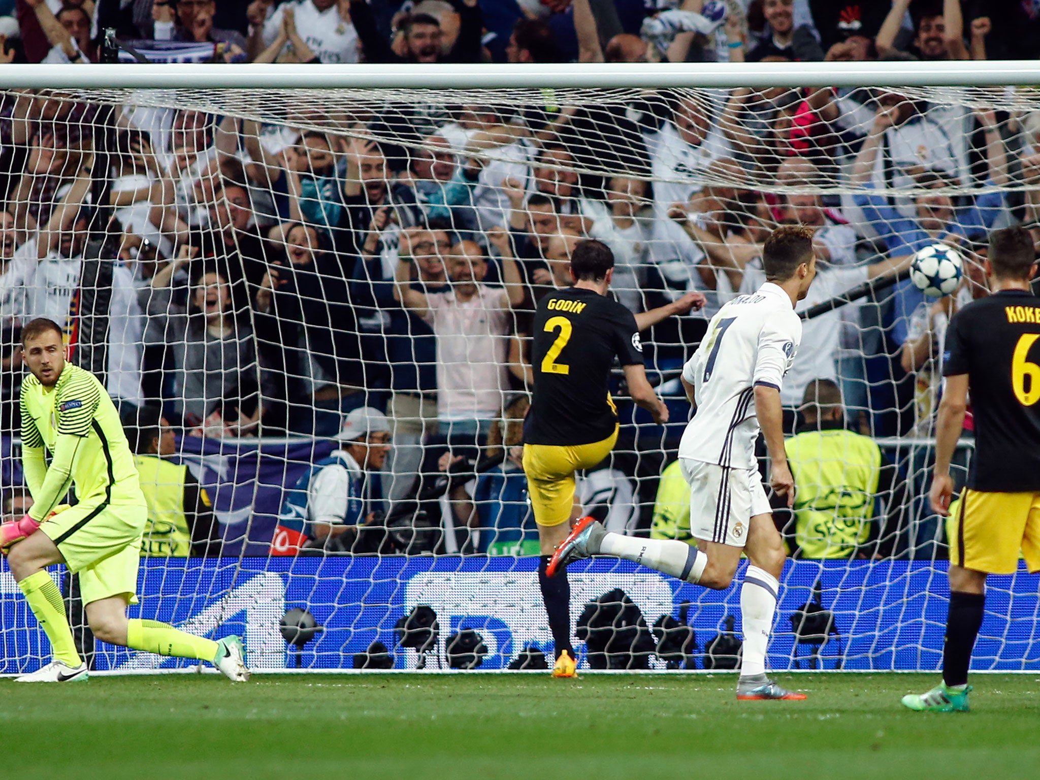 Ronaldo guided Real to victory against Atletico with his 42nd hat-trick