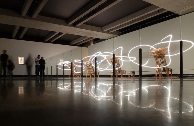 Loop System Quintet by Conrad Shawcross – a 2011 exhibition at Mona