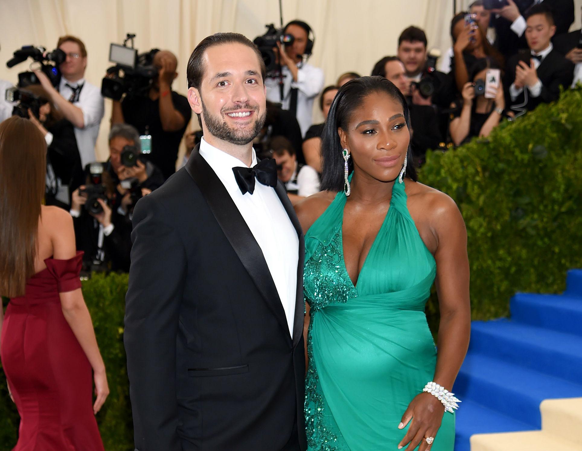 Ohanian and Williams posed for a photo at the annual gala which is held at the Metropolitan Museum of Art