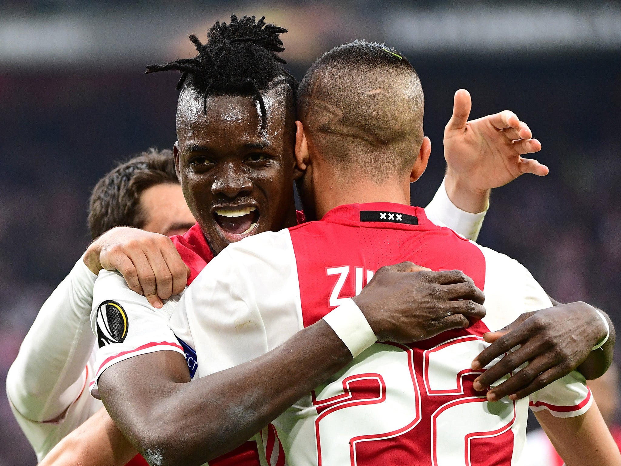 Bertrand Traore's brace put Ajax in a commanding position