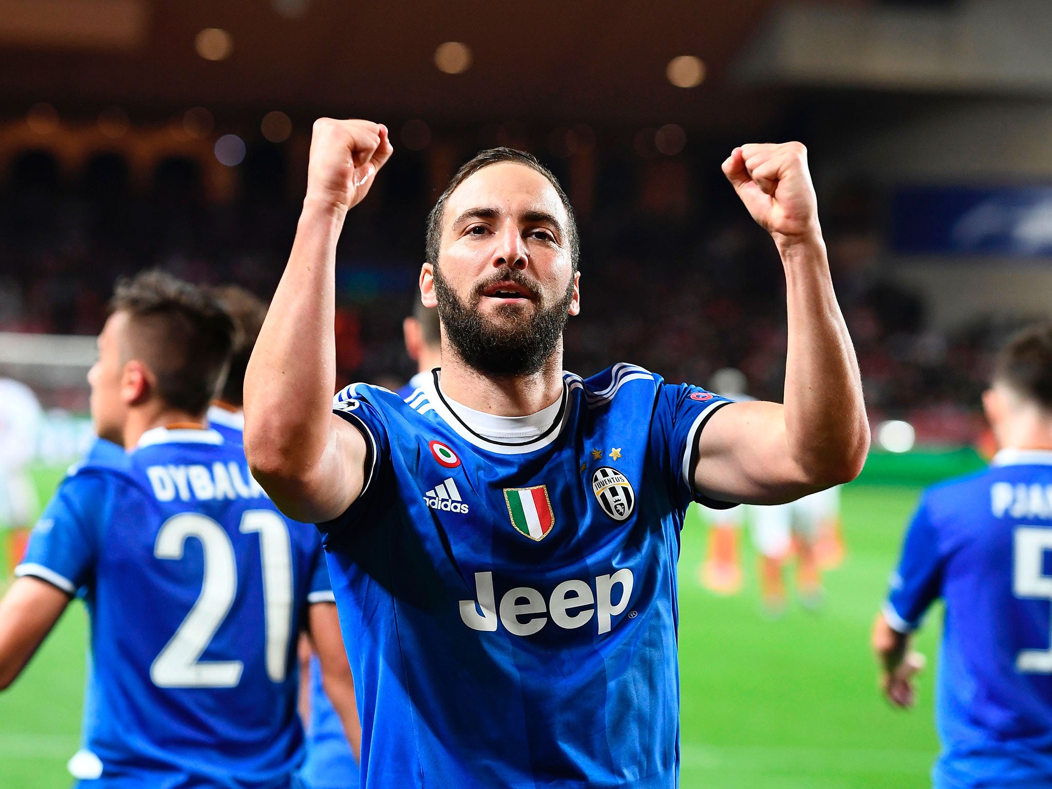 Higuain scored both of Juventus' goals