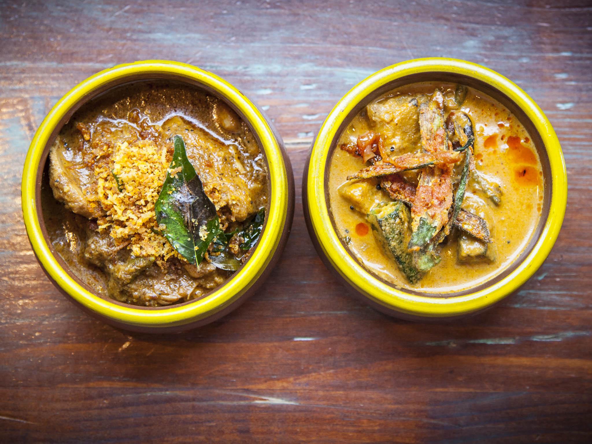 The kiri dishes - a name borrowed from the Tamil for curry