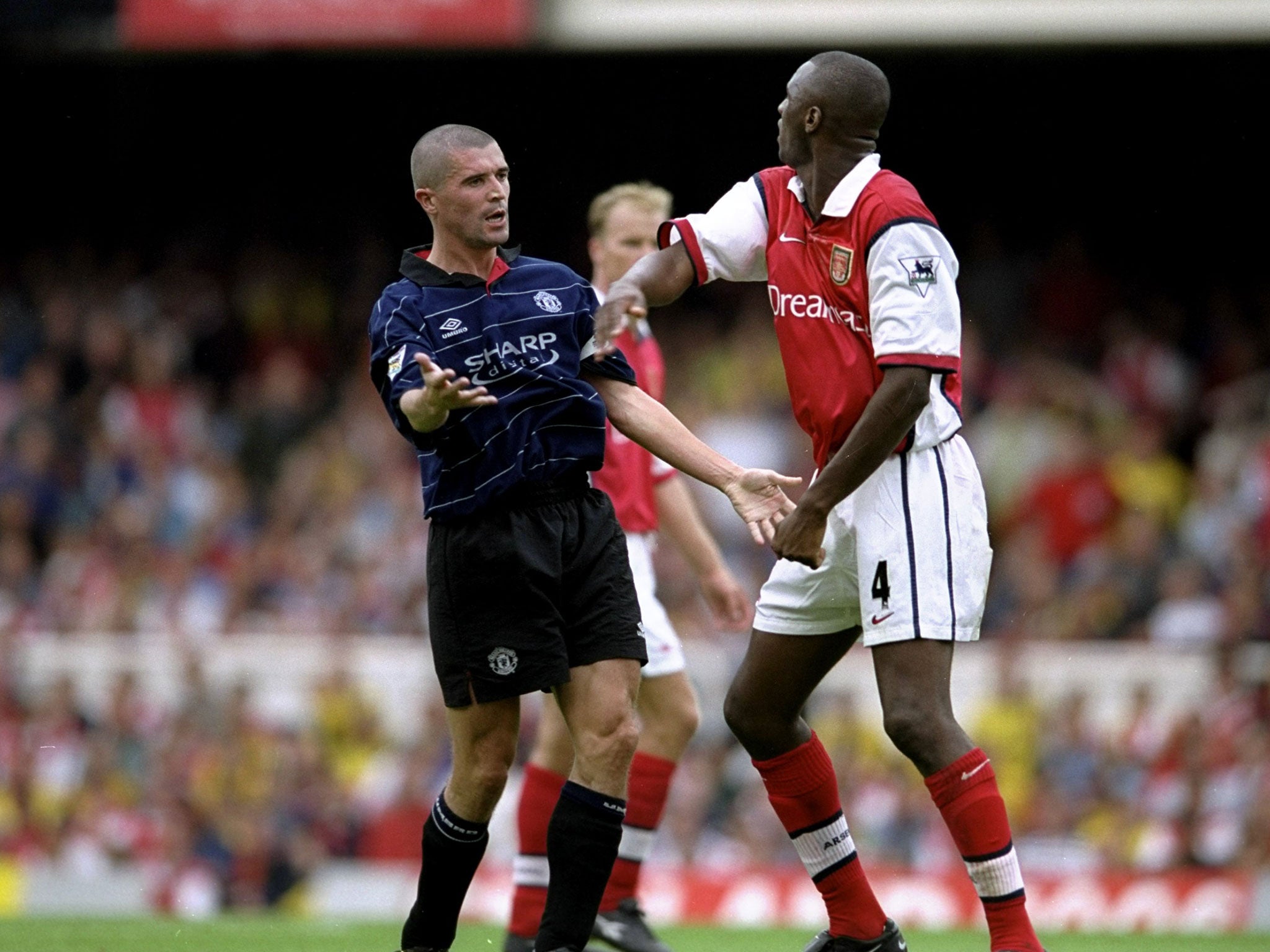 Keane enjoyed a famous rivalry with Arsenal during his United career