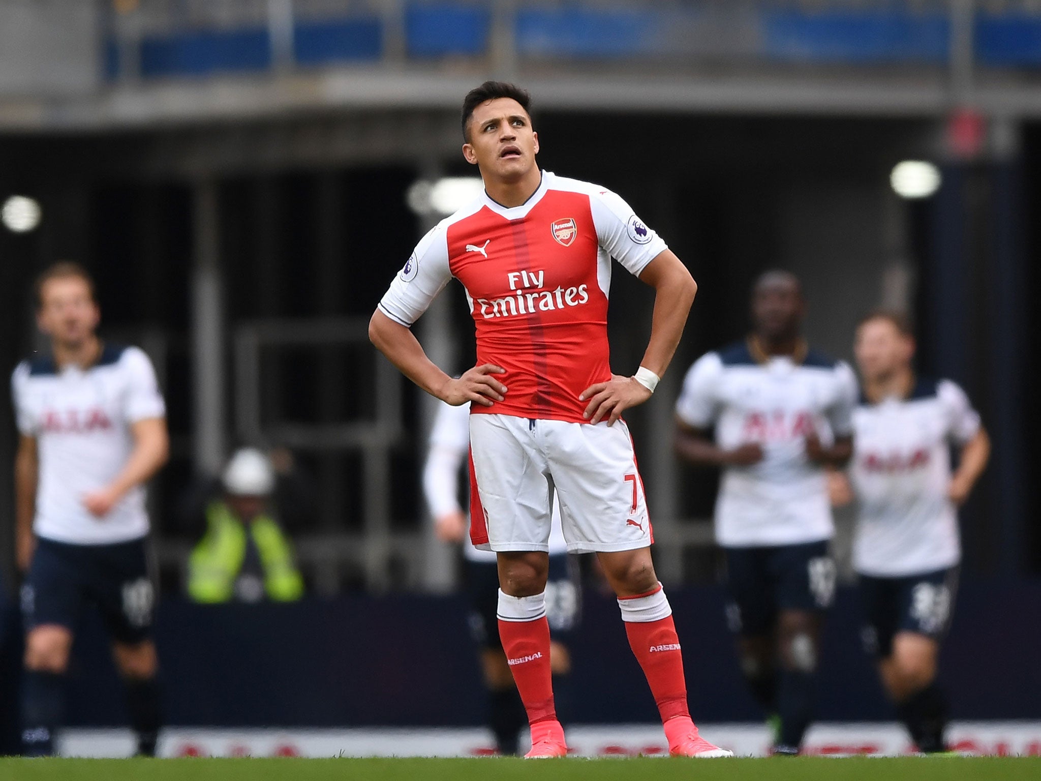 &#13;
Arsenal head into Sunday's clash on the back of defeat at Tottenham &#13;