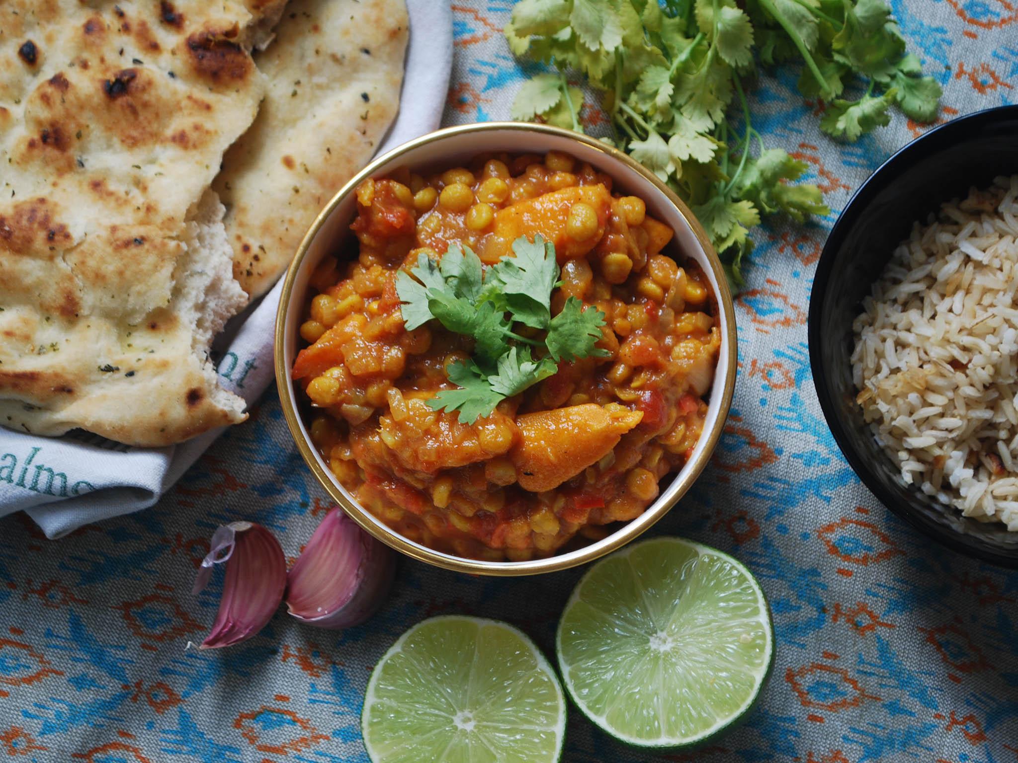 On the course you can learn to make curries and dahl