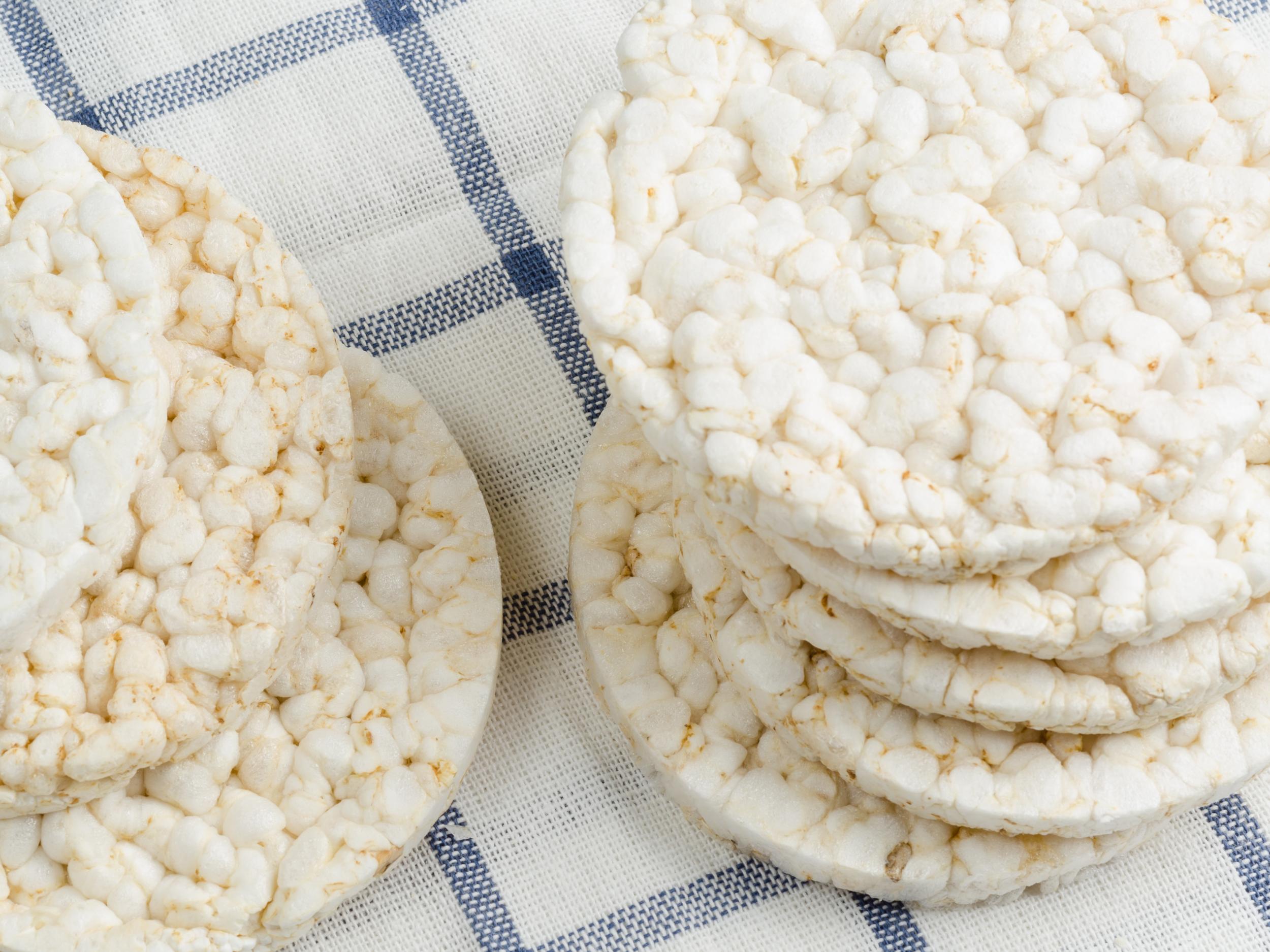 &#13;
Rice cakes are a common snack young children (Getty)&#13;