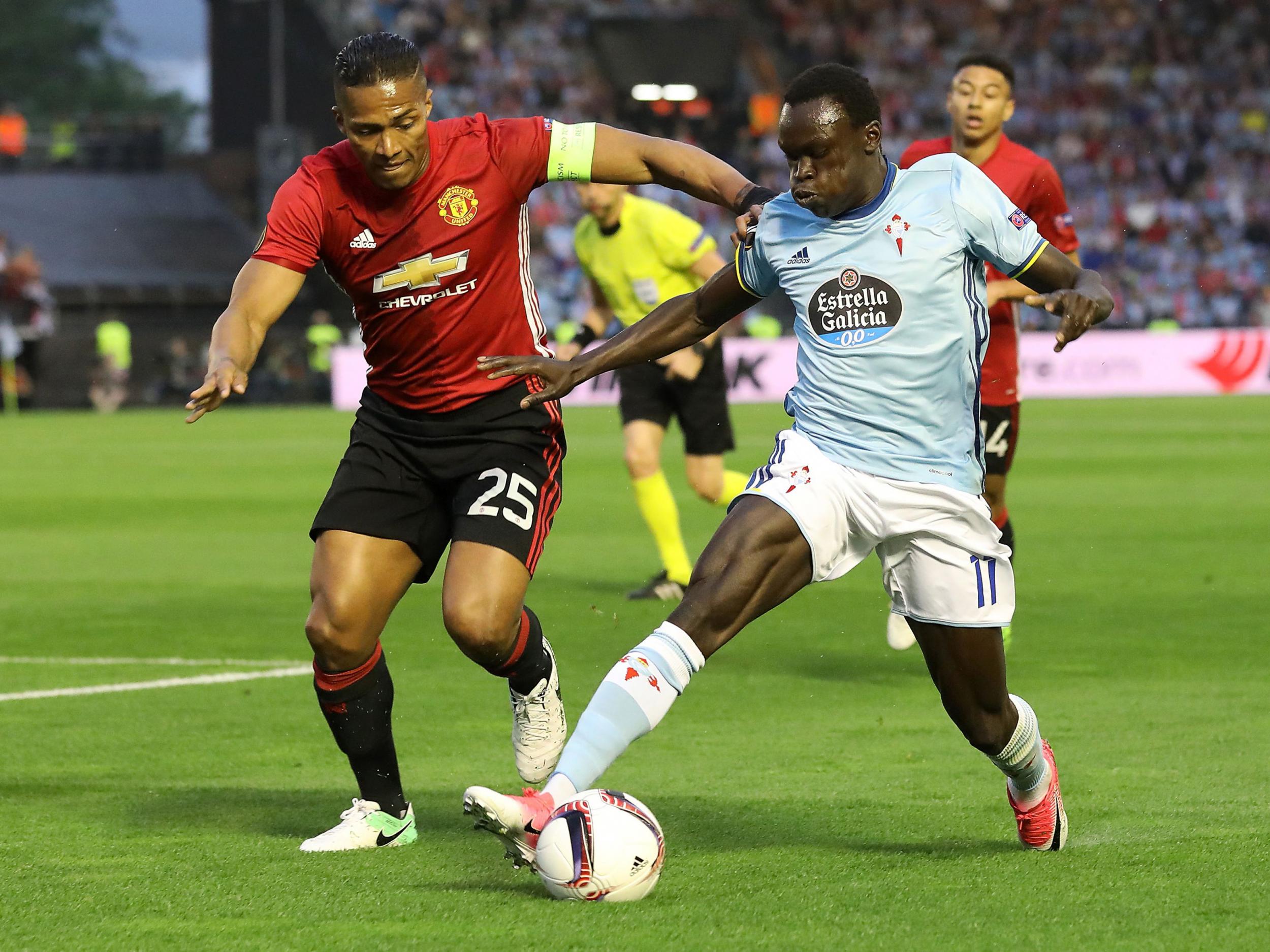 Was barely able to get forward. Had a tough night against Sisto, Celta Vigo's exciting young Danish winger, who was quick enough to show Valencia a clean pair of heels on more than one occasion.