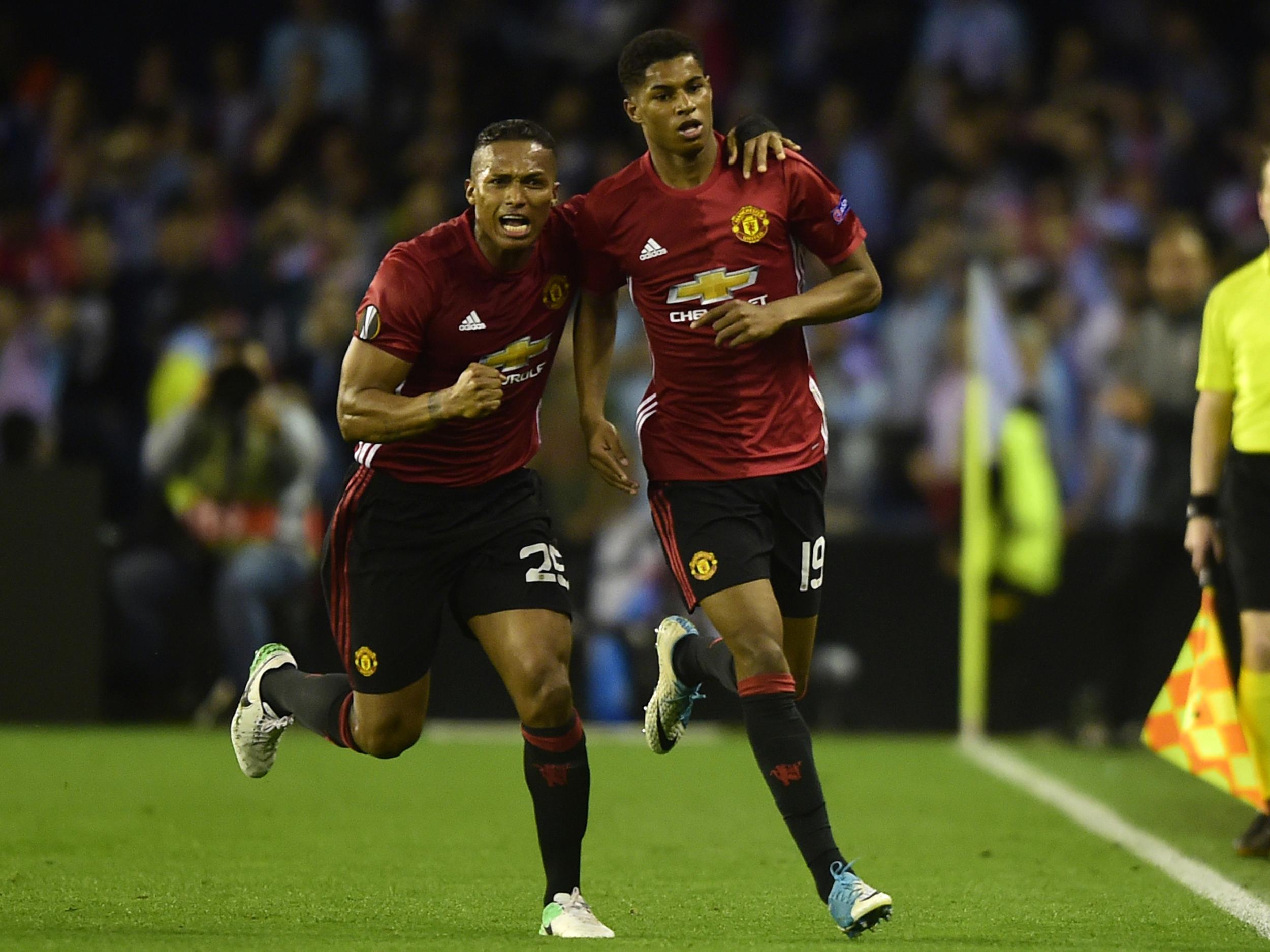 Rashford fired in a stunning second-half free-kick