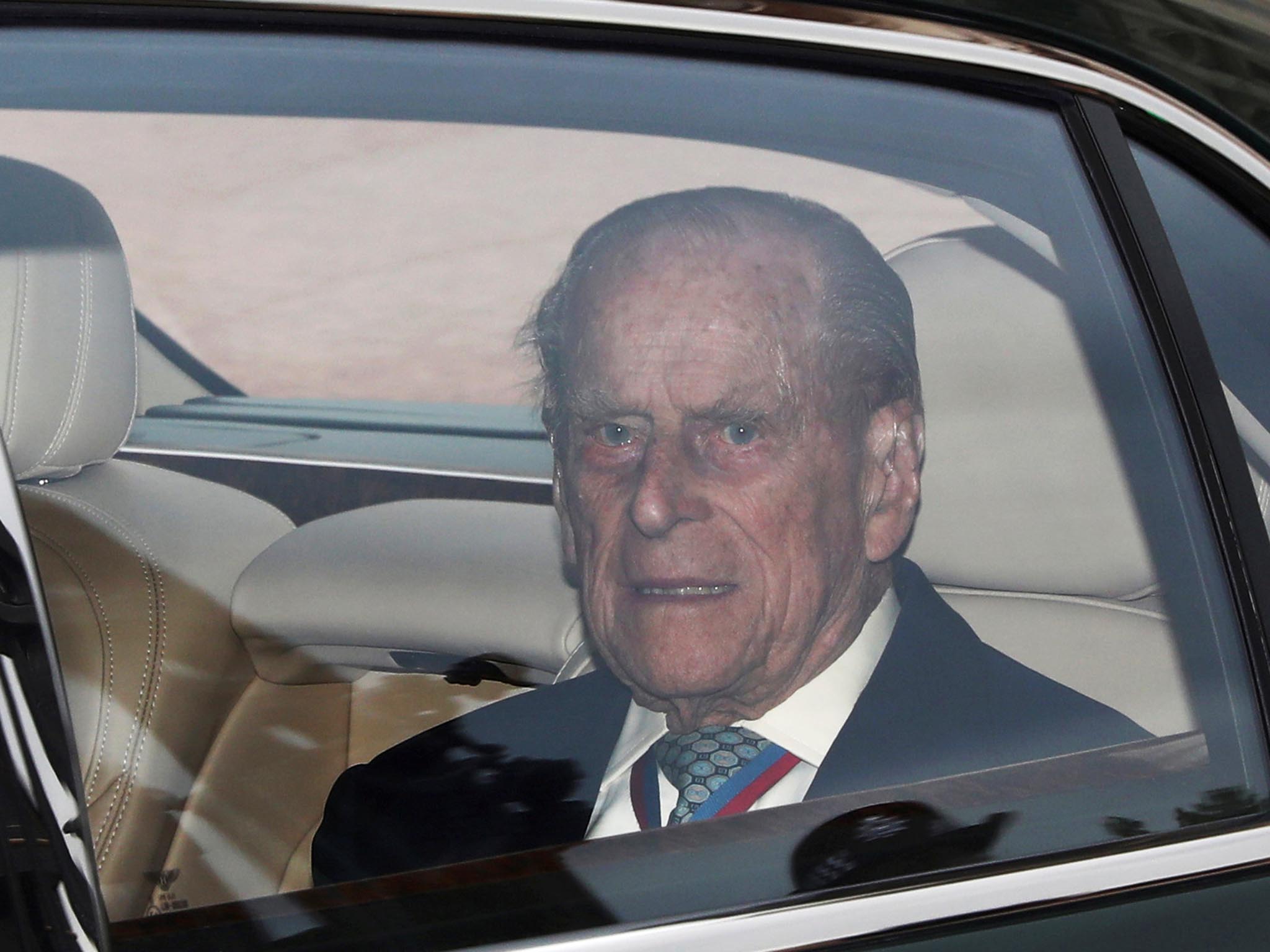 The Duke of Edinburgh appeared to be in good health yesterday, as he left Buckingham Palace