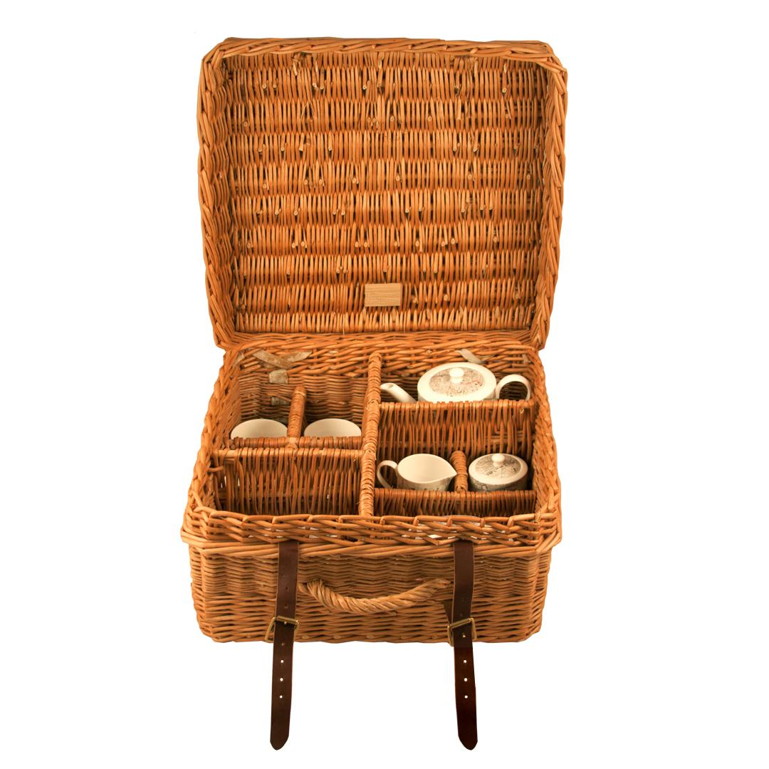 GW Scott picnic baskets and all of the contents are made within 200 miles of London