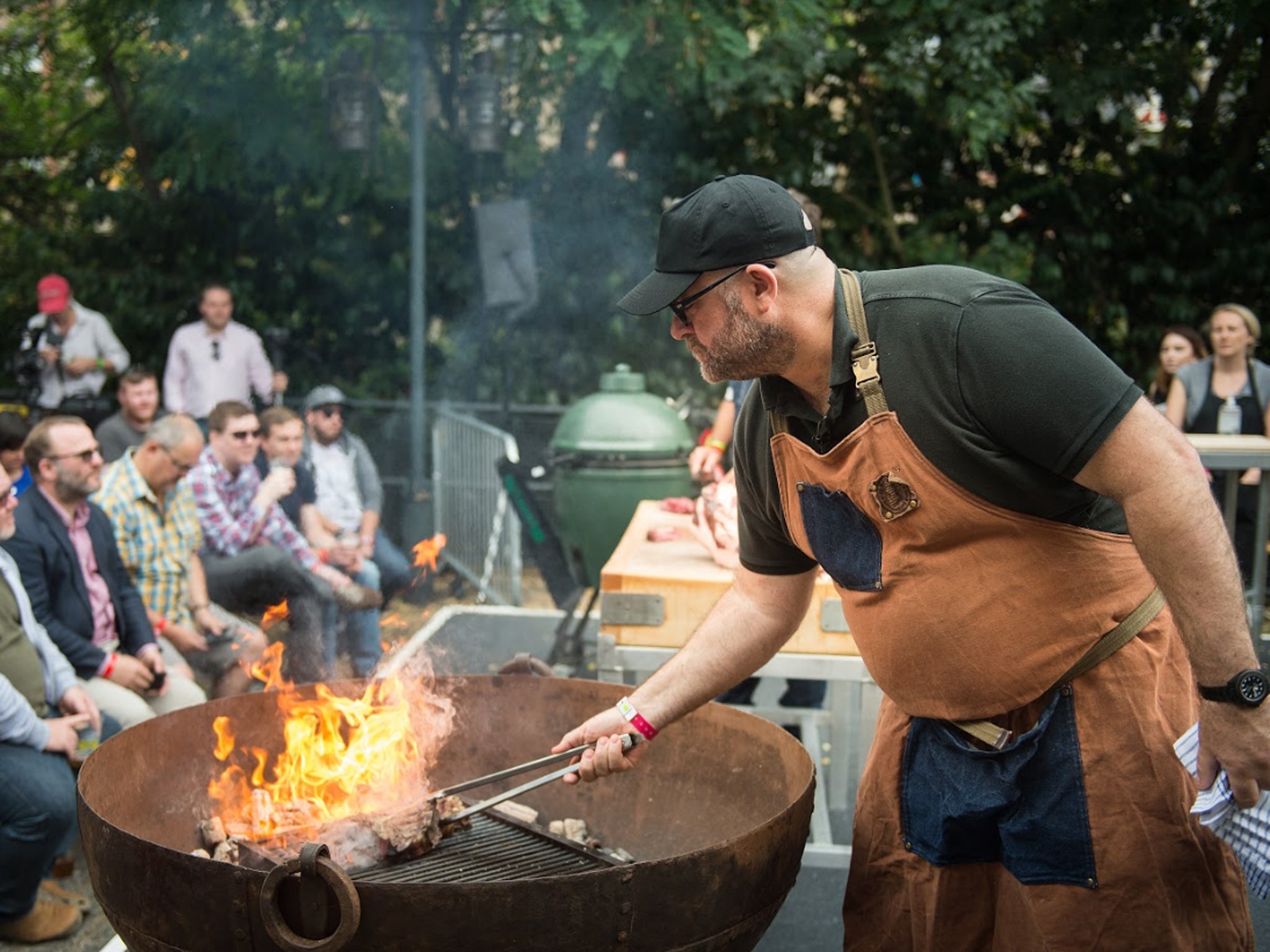 Richard Turner, of The Hawksmoor, Pitt Cue Co and Blacklock, at Meatopia festival