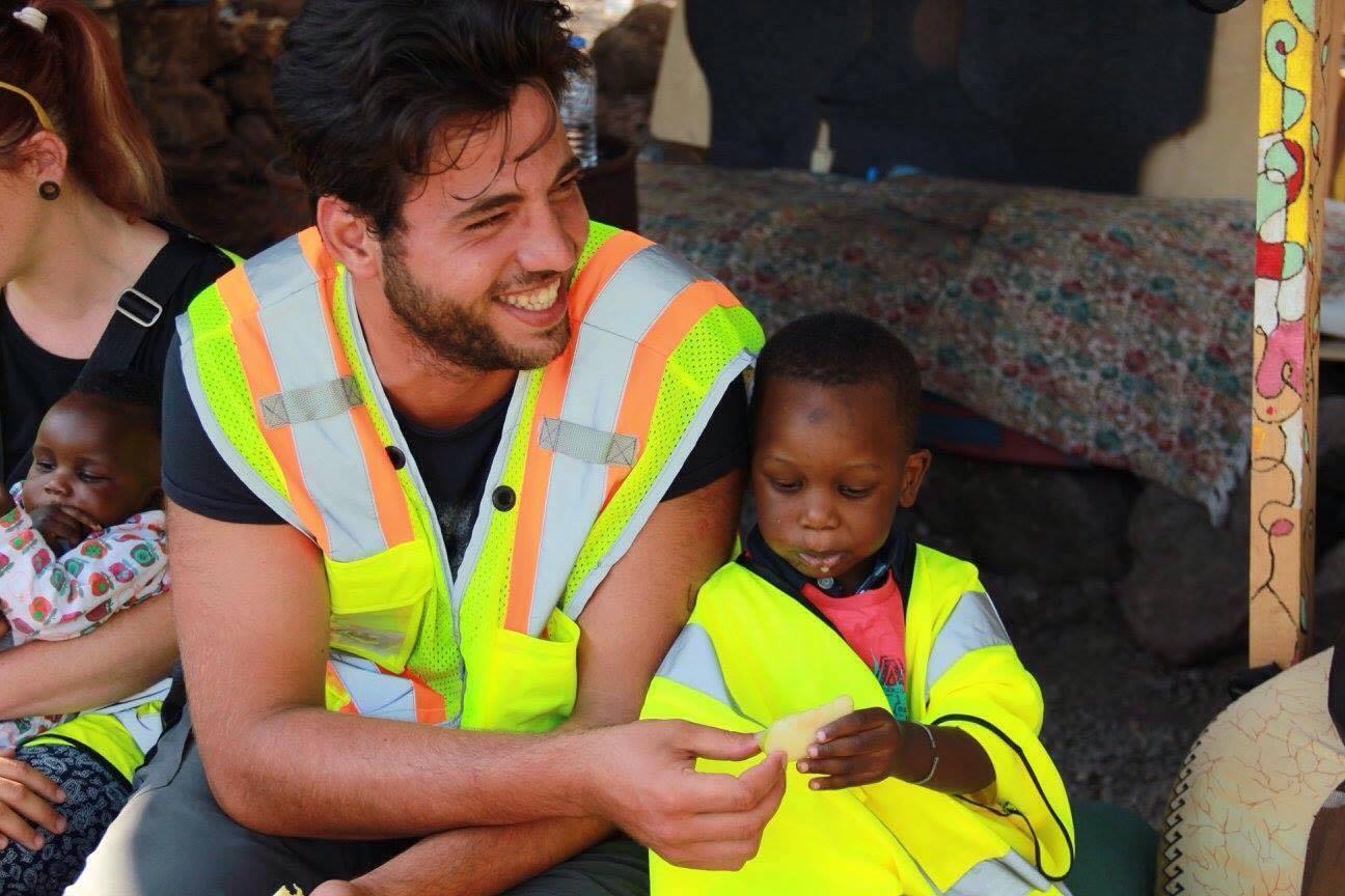Omar Alshakal, 23, has volunteered his time and services with other refugees since leaving Syria for medical treatment in 2013