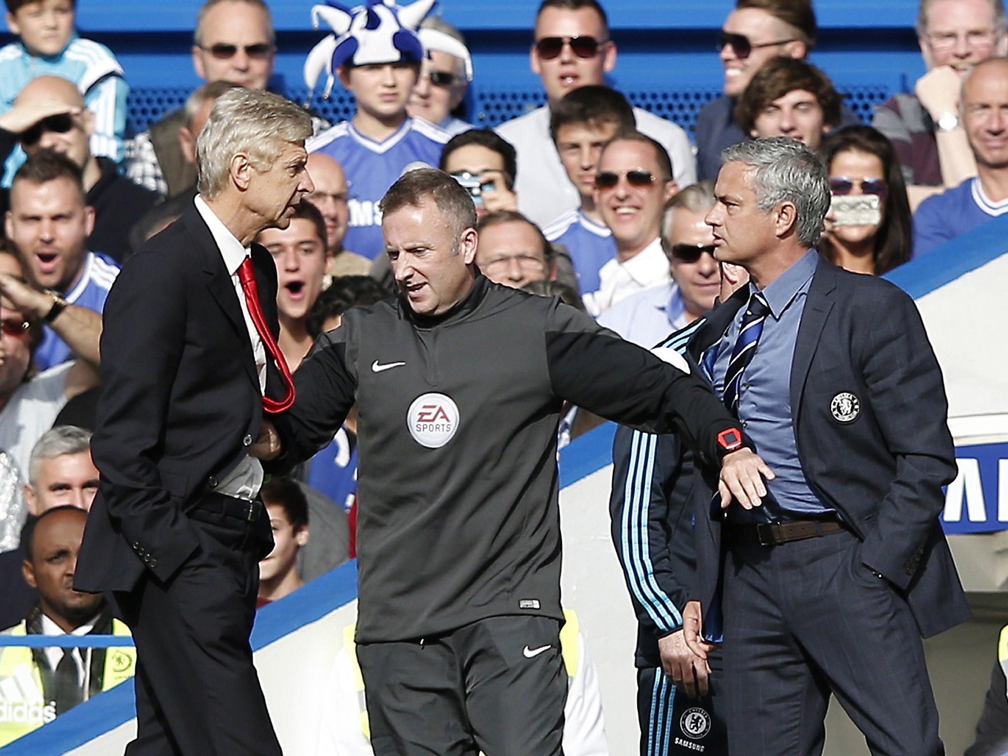 
Wenger and Mourinho have never quite seen eye to eye 