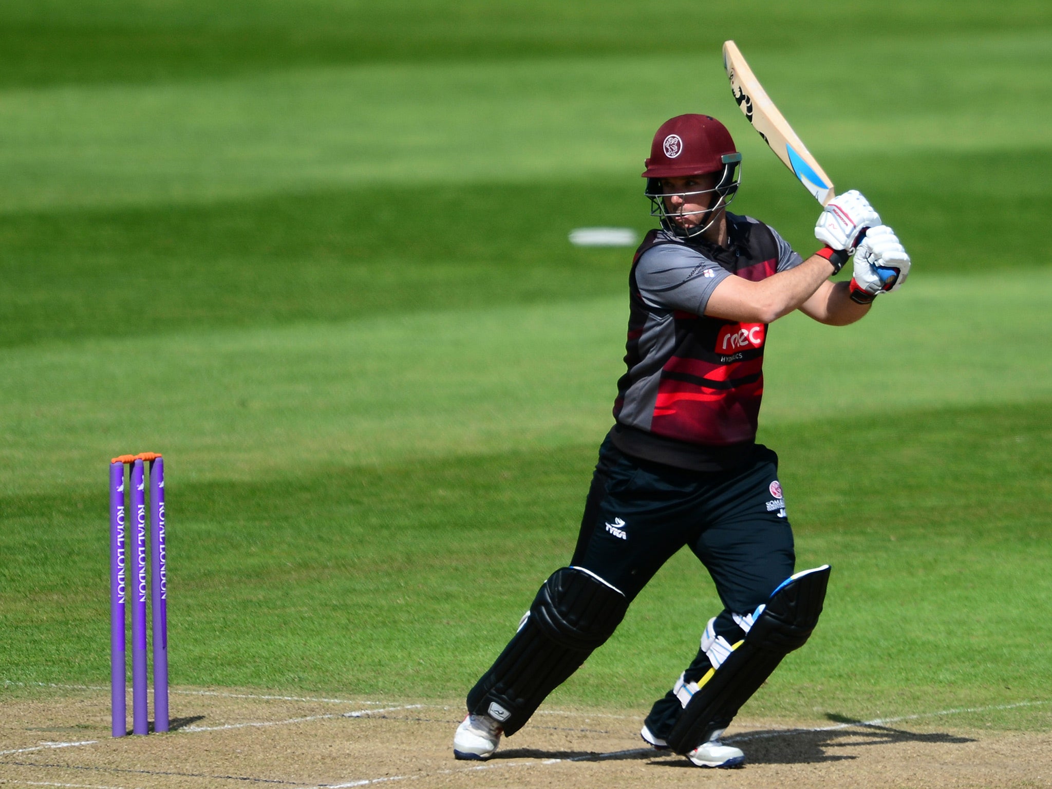 Somerset's Jim Allenby was making his 117th 50-over appearance