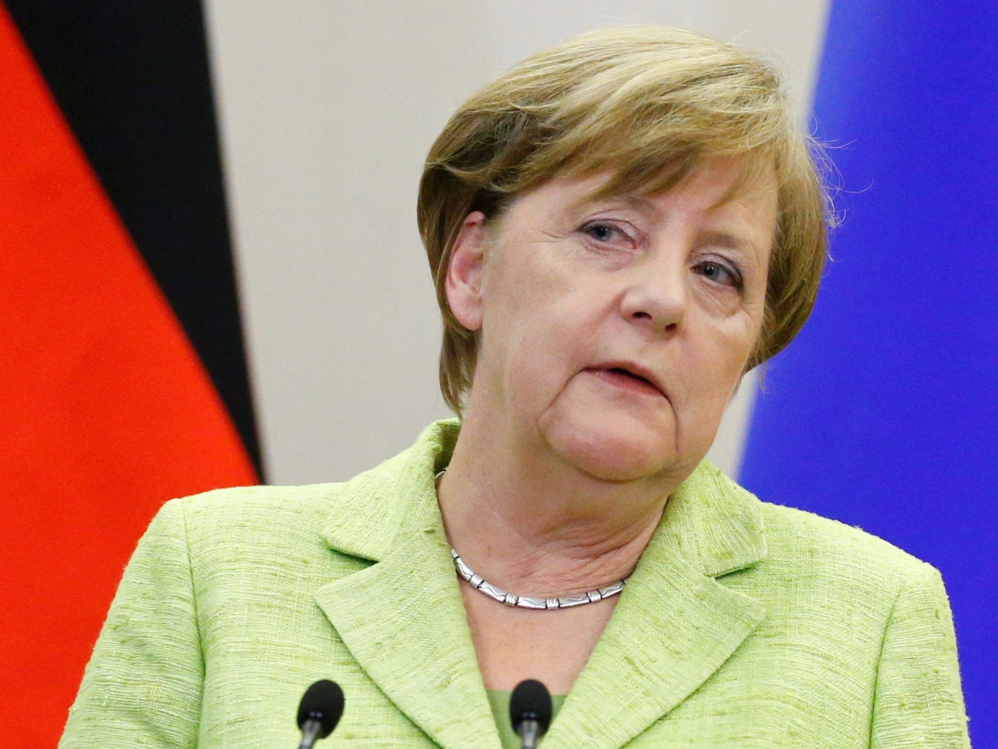 German Chancellor Angela Merkel