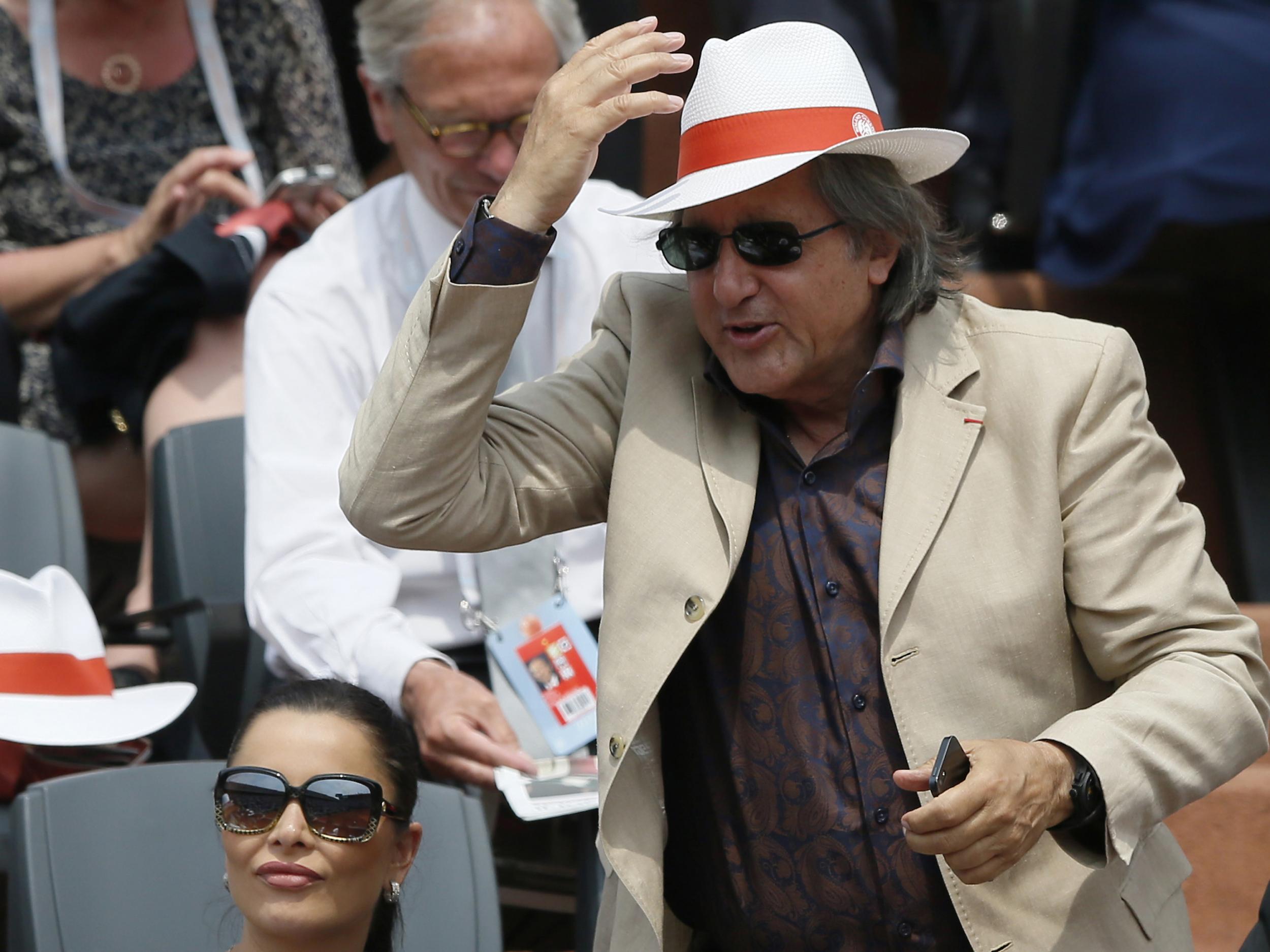 Nastase pictured at Roland-Garros in 2013