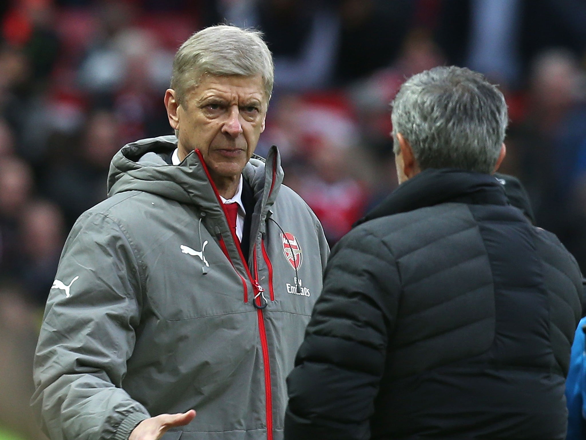 Arsene Wenger has never beaten Jose Mourinho in a Premier League match