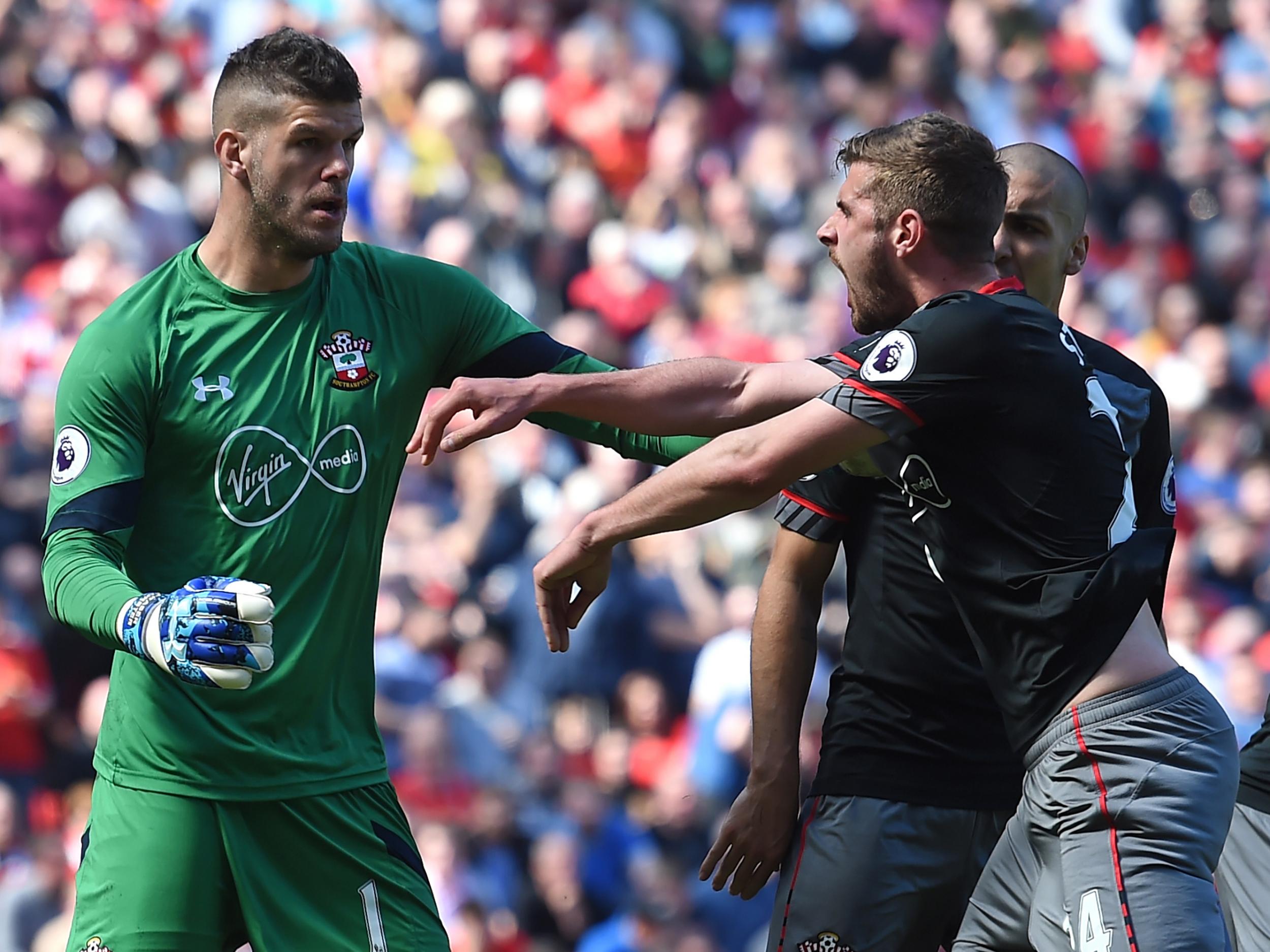 Forster kept an impressive clean sheet against Liverpool