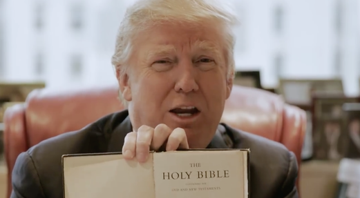 &#13;
Trump said a family Bible was his most precious possession&#13;