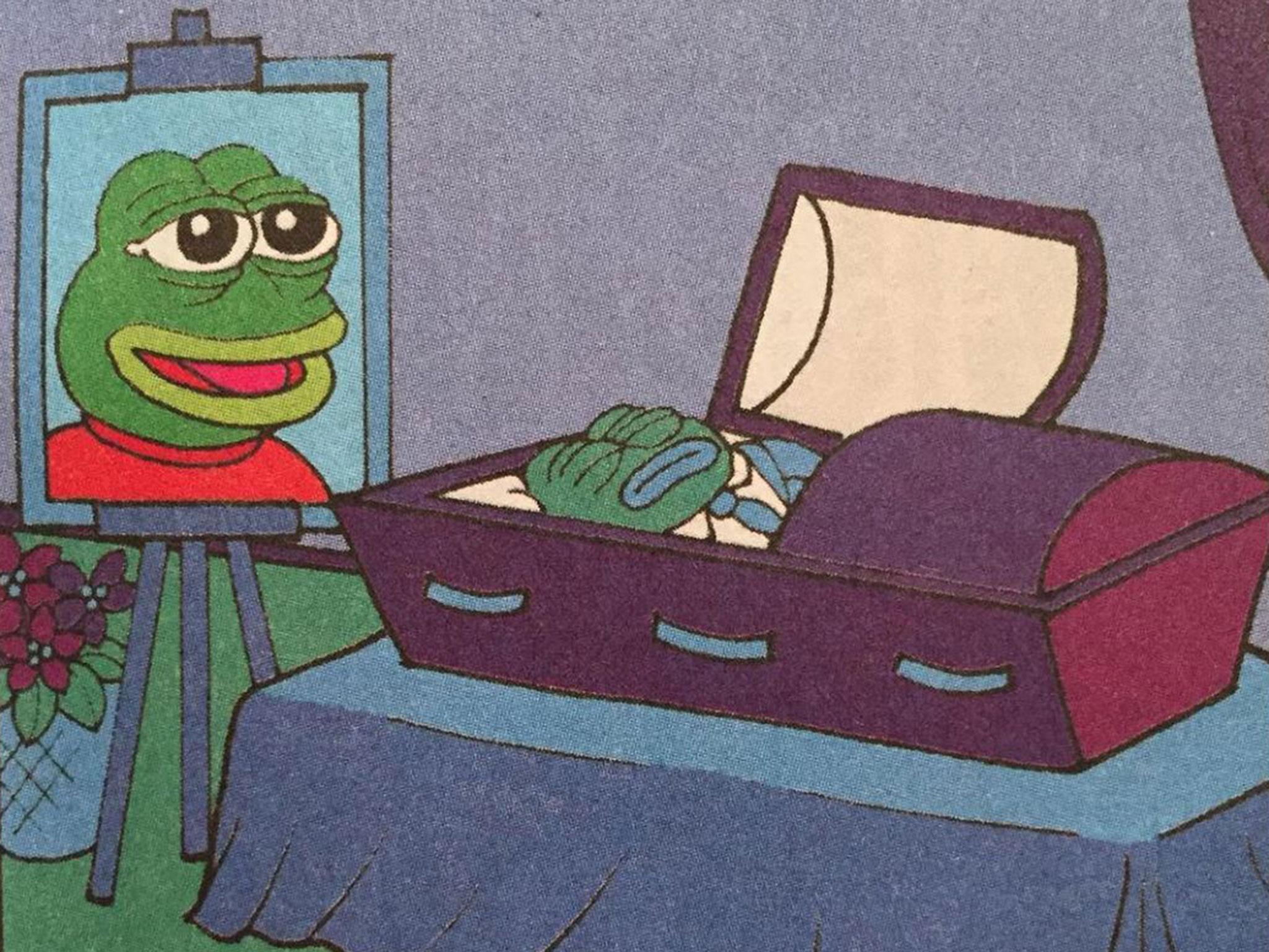 Cartoonist Matt Furie killed off Pepe the Frog in a one-page cartoon strip