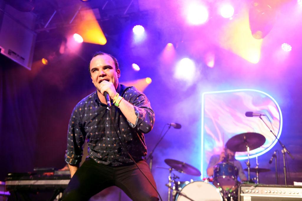 Samuel T Herring of Future Islands performs at SXSW Festival in Texas, 2017