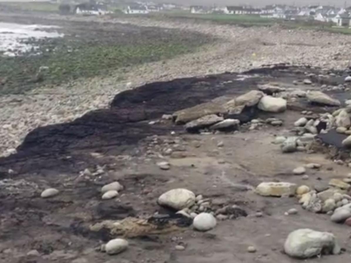 The beach as it looked for 30 years, before the sand returned